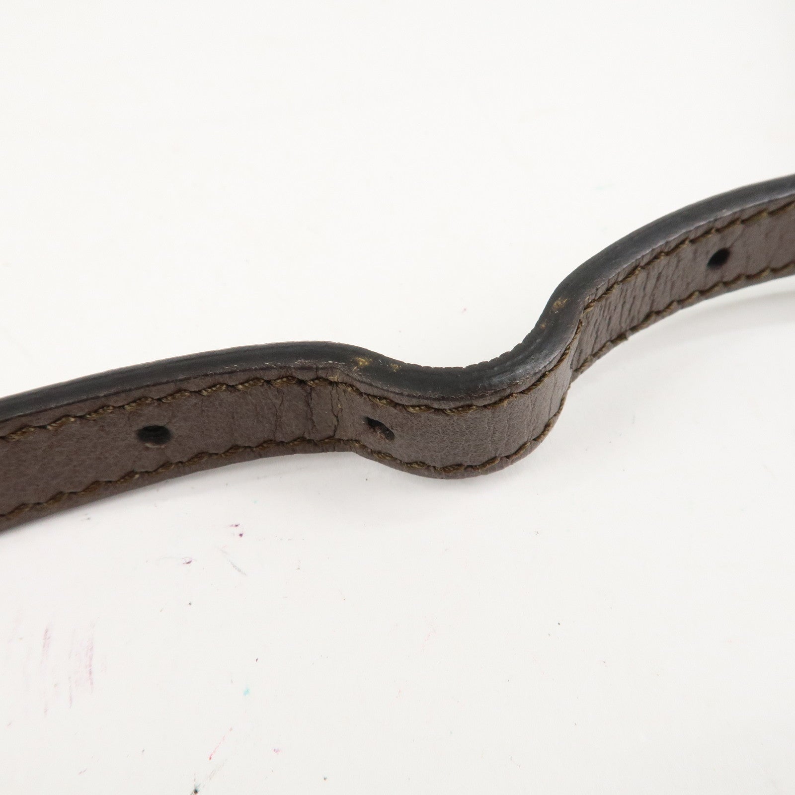 GUCCI Ophidia GG Supreme Sherry Leather Shoulder Bag 499621 Used