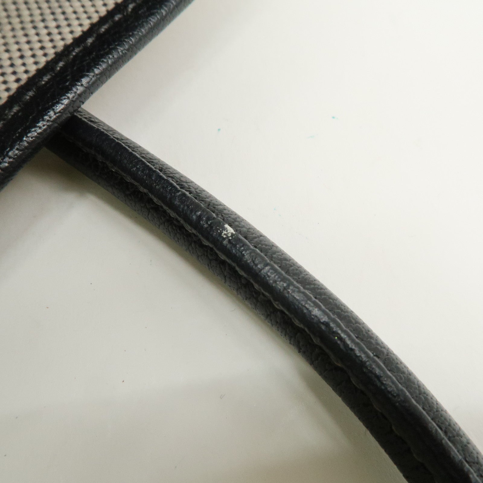 HERMES Toile Ash Buffle Garden Party TPM Stamped Tote Bag Natural Used