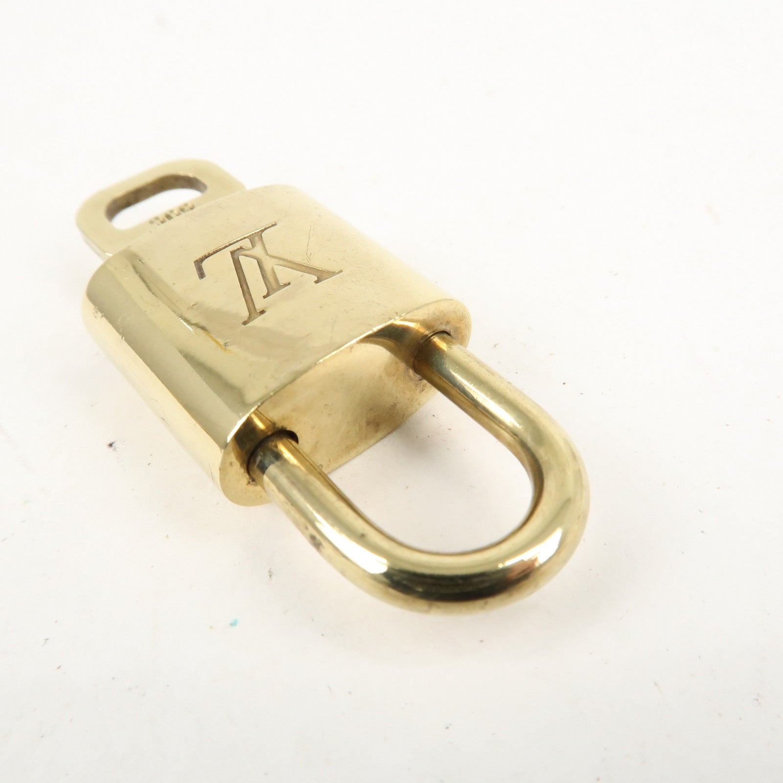 Louis Vuitton Set of 10 Lock & Key Cadena Key Lock Metal Gold Used