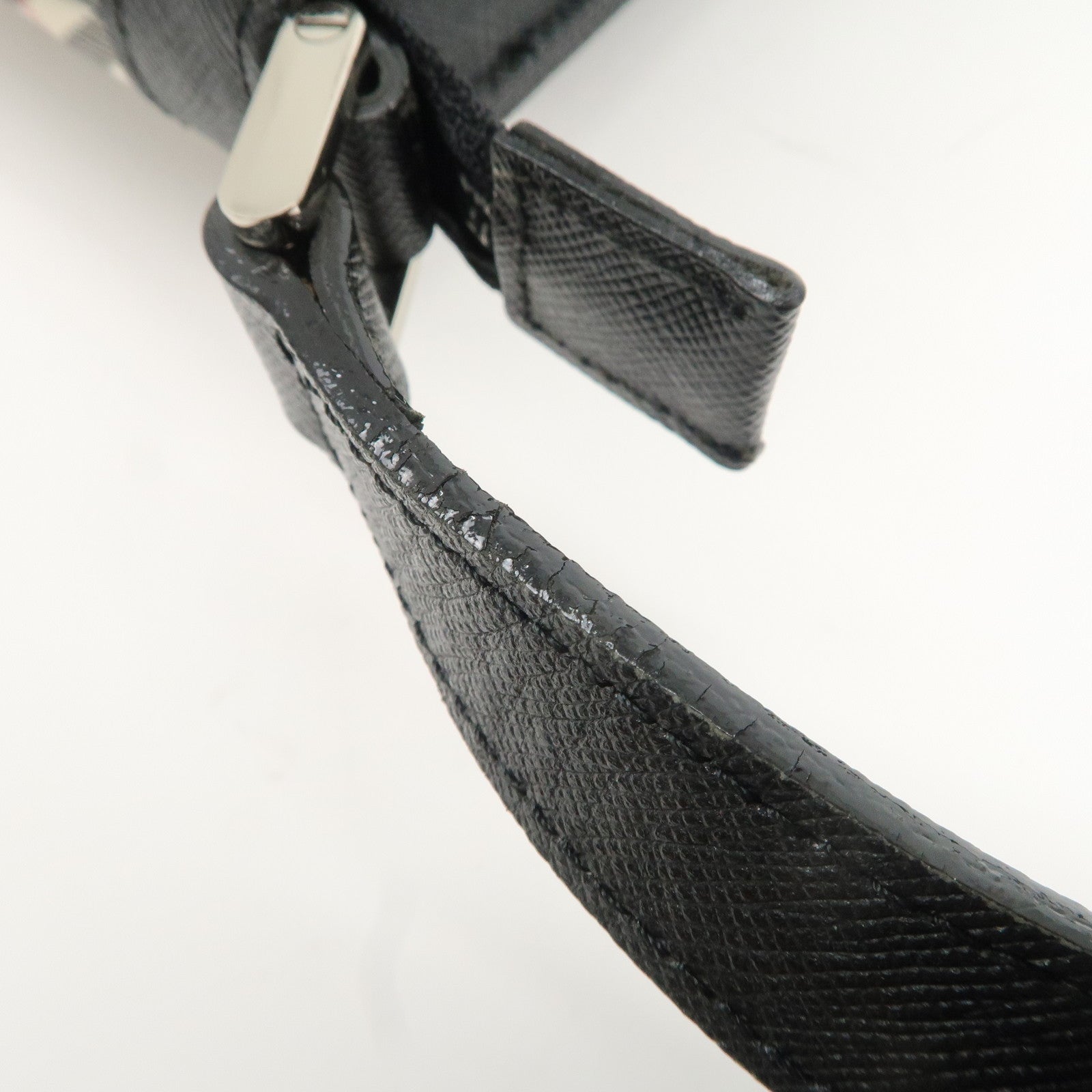 BURBERRY Canvas Leather Nova Plaid Shoulder Bag Beige Black Used