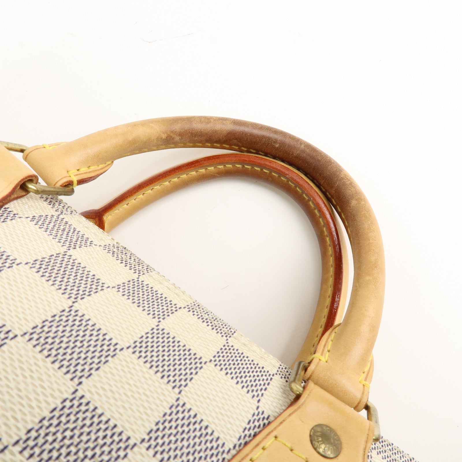 Louis Vuitton Damier Azur Speedy 30 Hand Bag Boston Bag N41533 Used