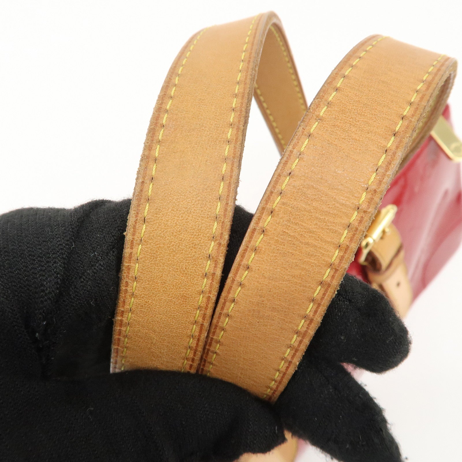 Louis Vuitton Vernis Rosewood Avenue Hand Bag Pomme D'Amour M93507 Used