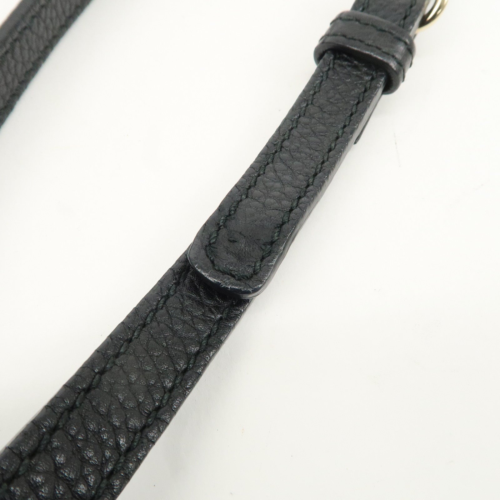 GUCCI SOHO Leather Small Disco Shoulder Bag Black 308364 Used