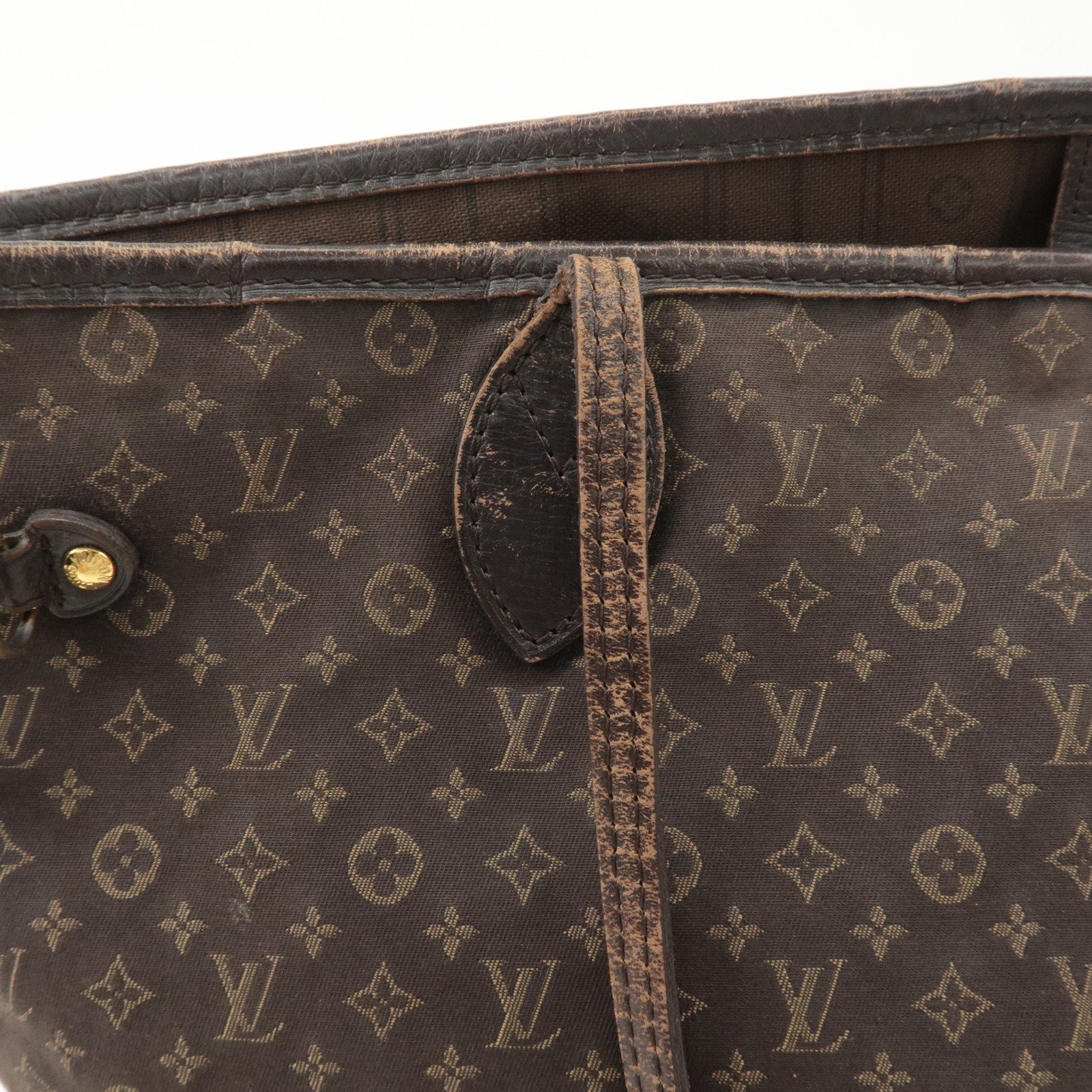Louis Vuitton Monogram Idylle Neverfull MM Tote Bag Fuzan M40513 Used