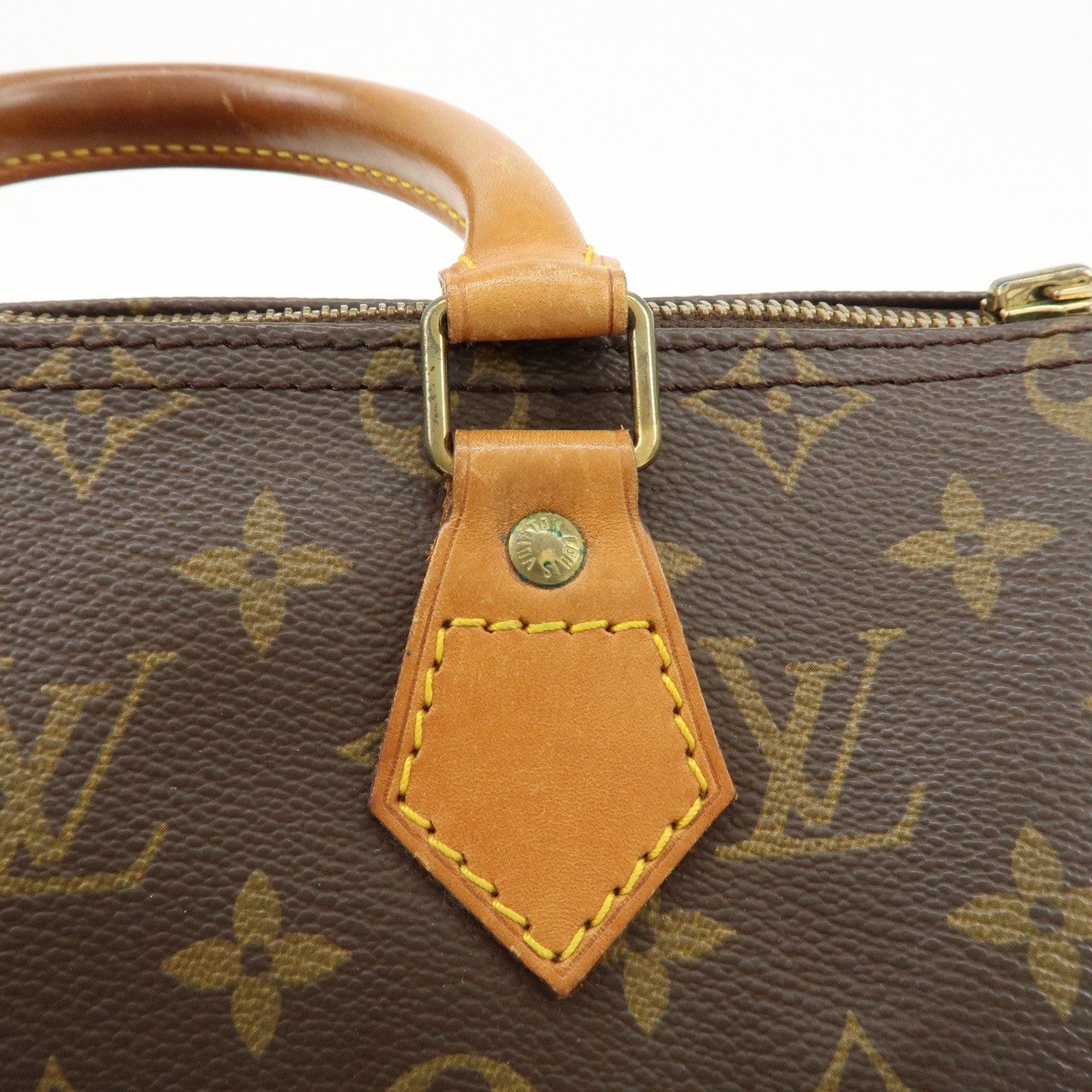 Louis Vuitton Monogram Speedy 25 Hand Bag Boston Bag M41528 Used