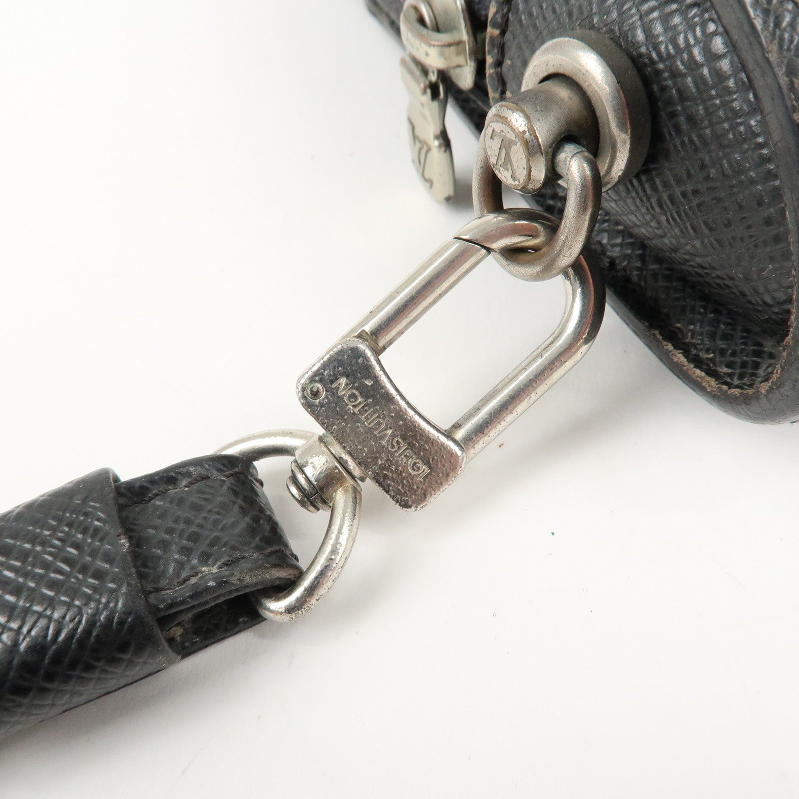 Louis Vuitton Taiga Baikal Clutch Bag Pouch Ardoise M30182 Used