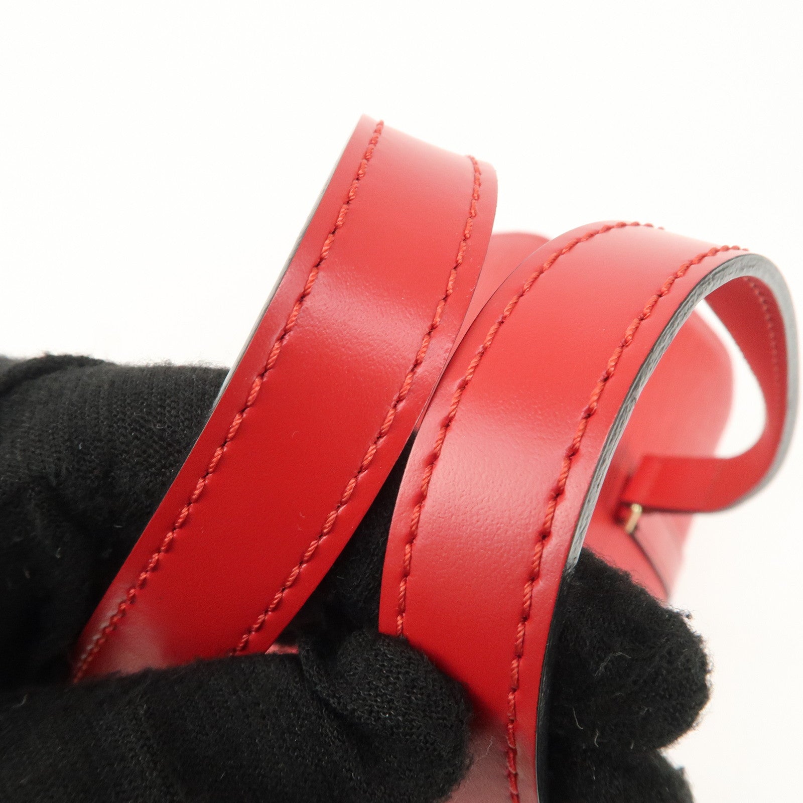 Louis Vuitton Epi Soufflo Hand Bag Castillian Red M52227 Used