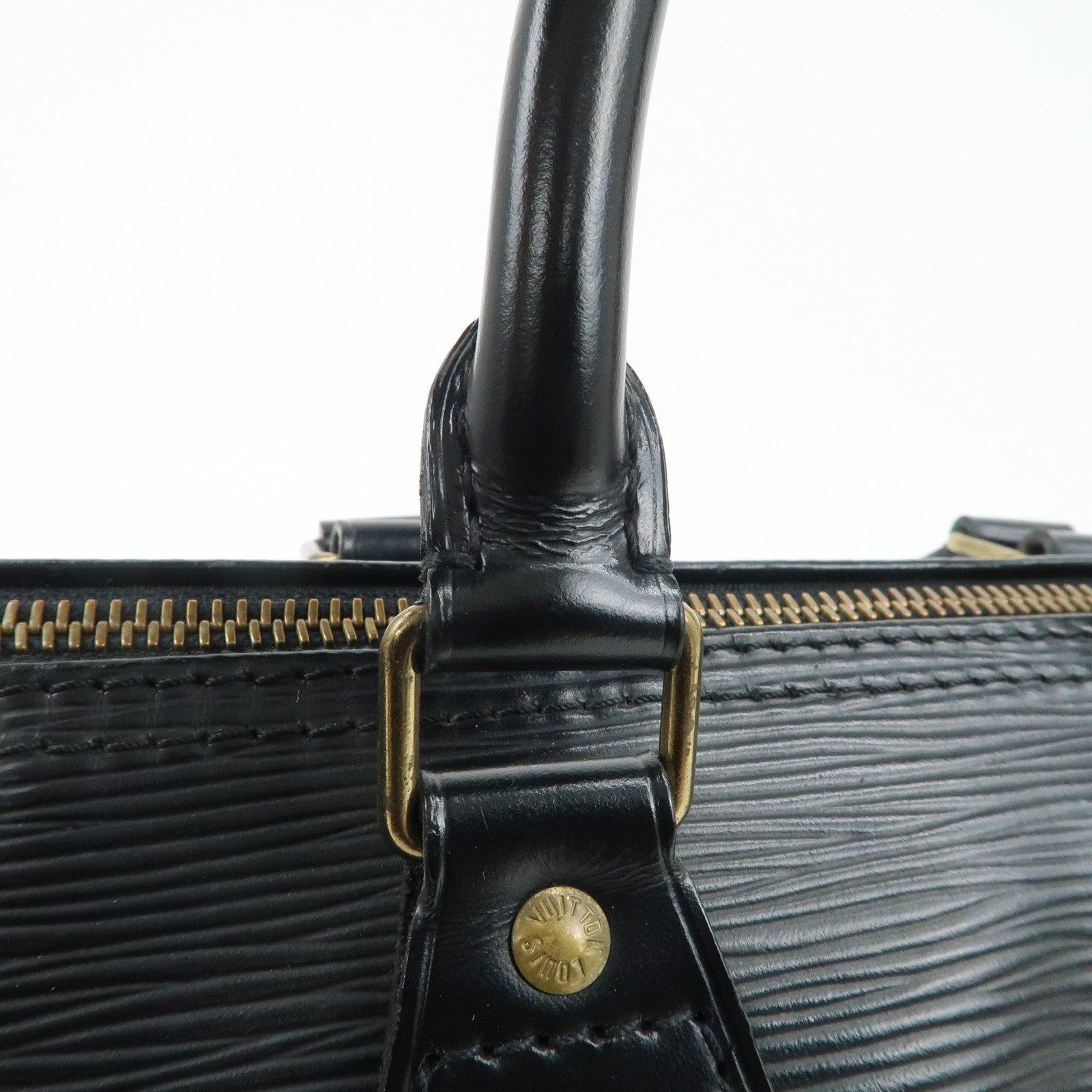 Louis Vuitton Epi Speedy 25 Boston Bag Hand Bag Noir Black M43012 Used