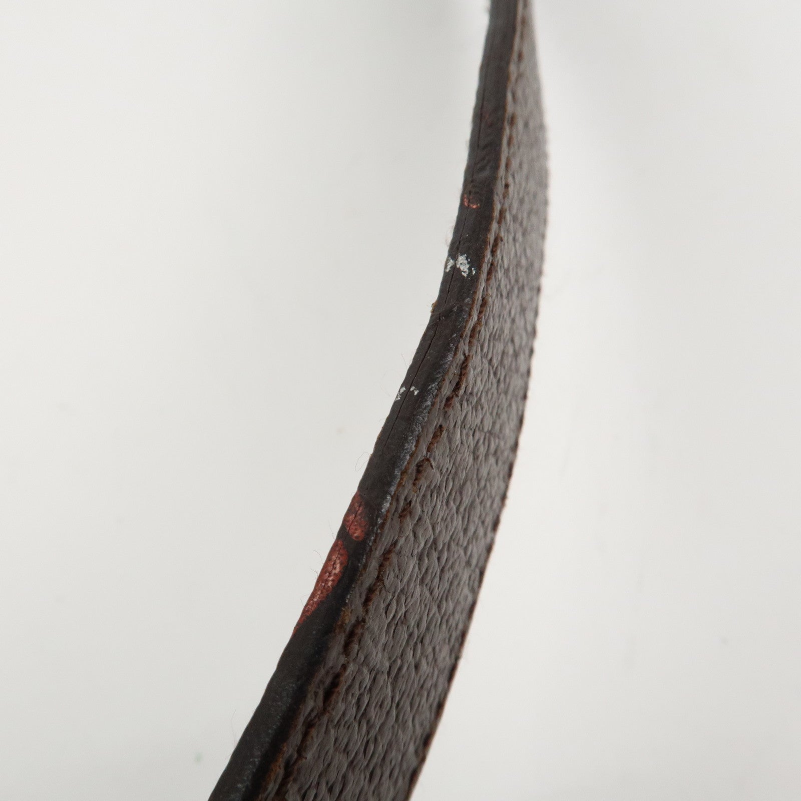 BVLGARI Logomania Canvas Leather Shoulder Bag Beige Dark Brown Used