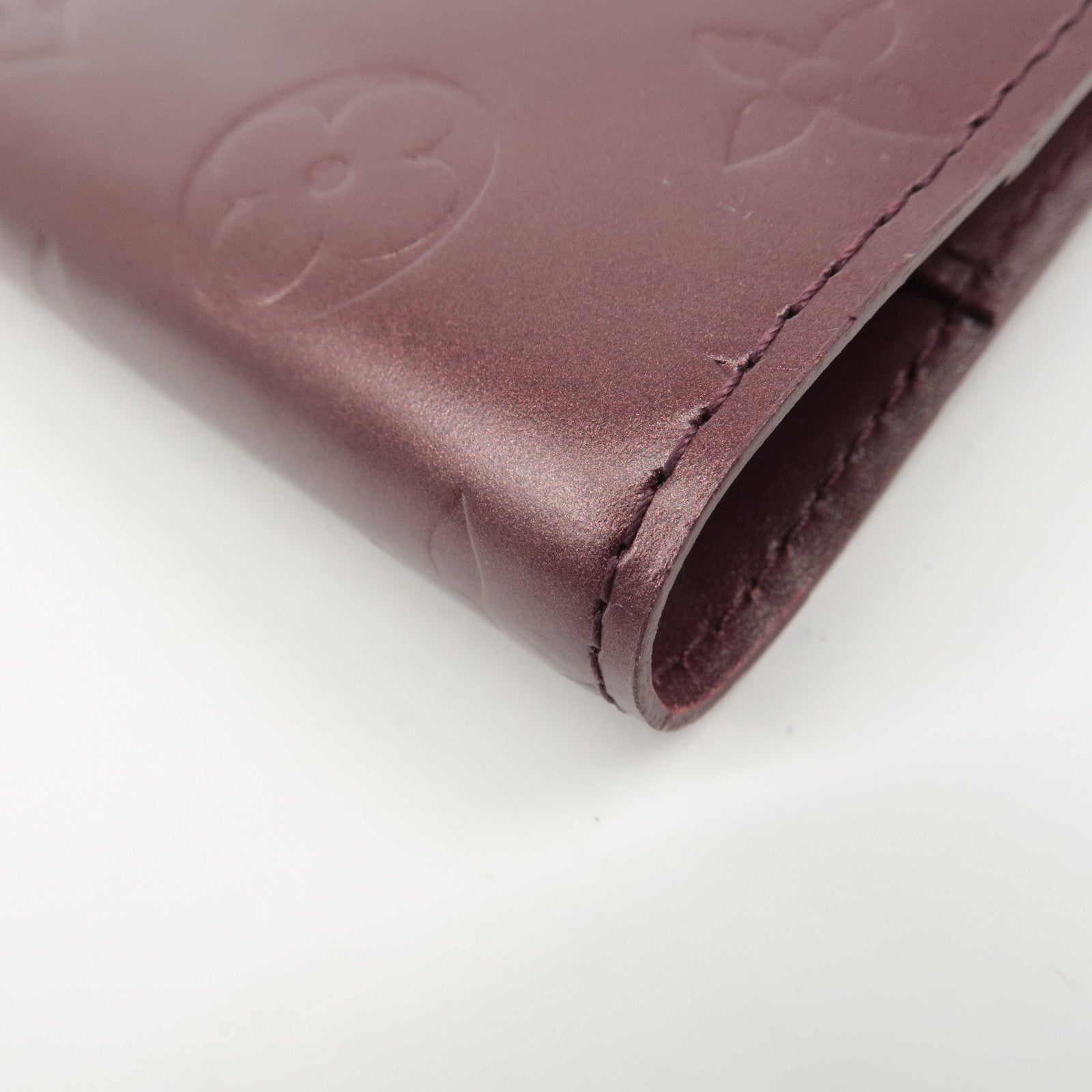 Louis Vuitton Monogram Matt Agenda PM Planner Cover Violet R20936 Used