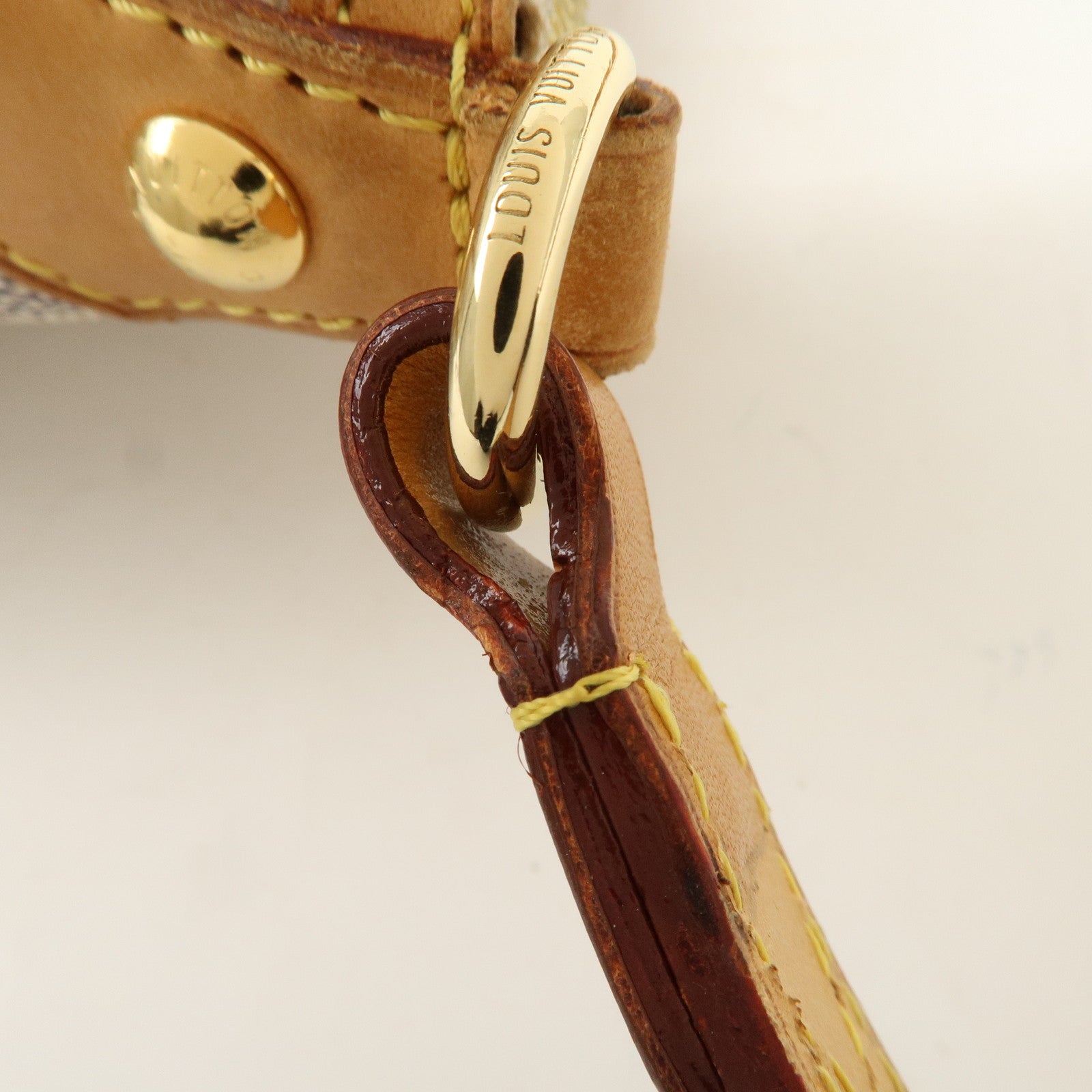 Louis Vuitton Damier Azur Siracusa MM Shoulder Bag N41112 Used