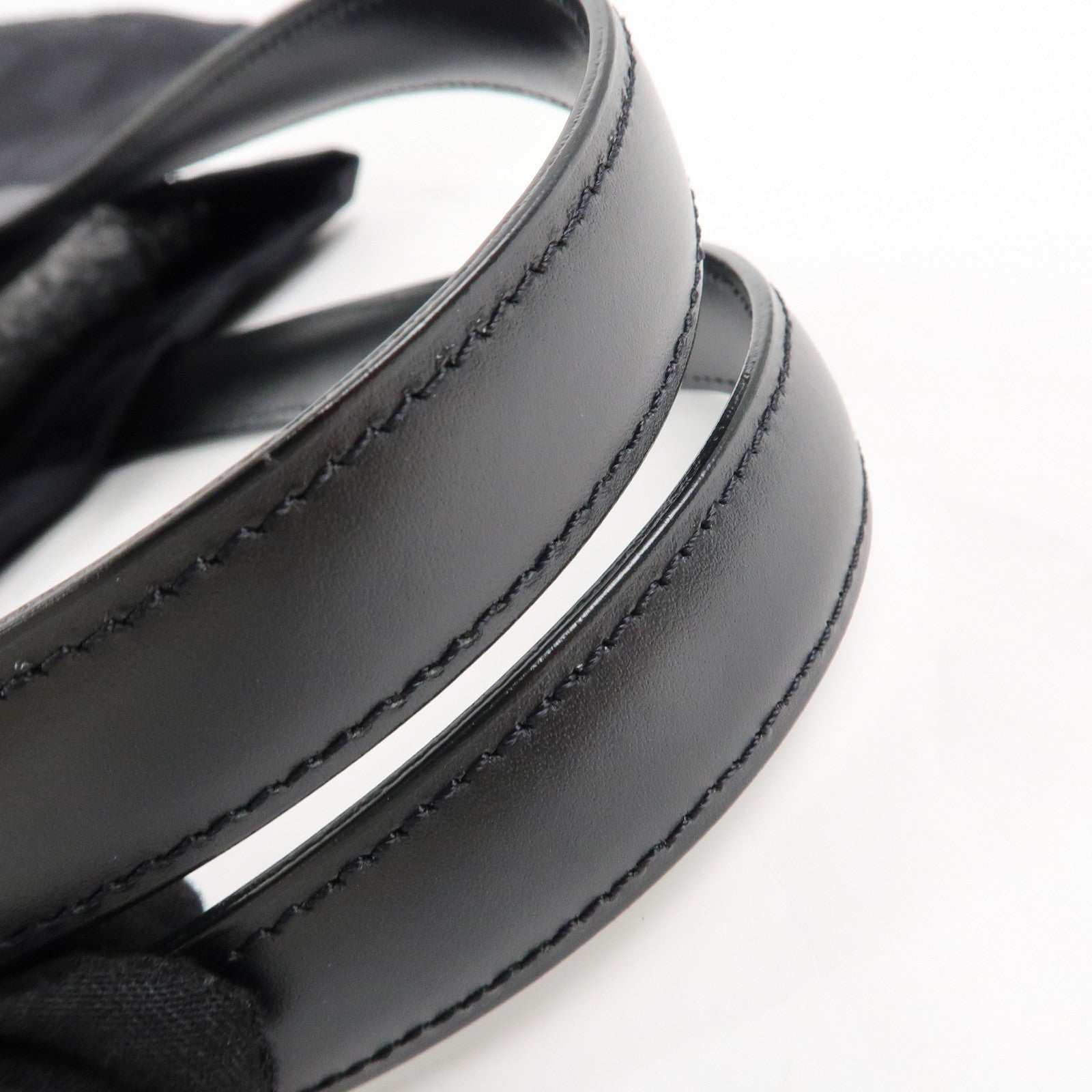 CHANEL New Travel Line Nylon Jacquard Leather Tote MM Black A15991 Used