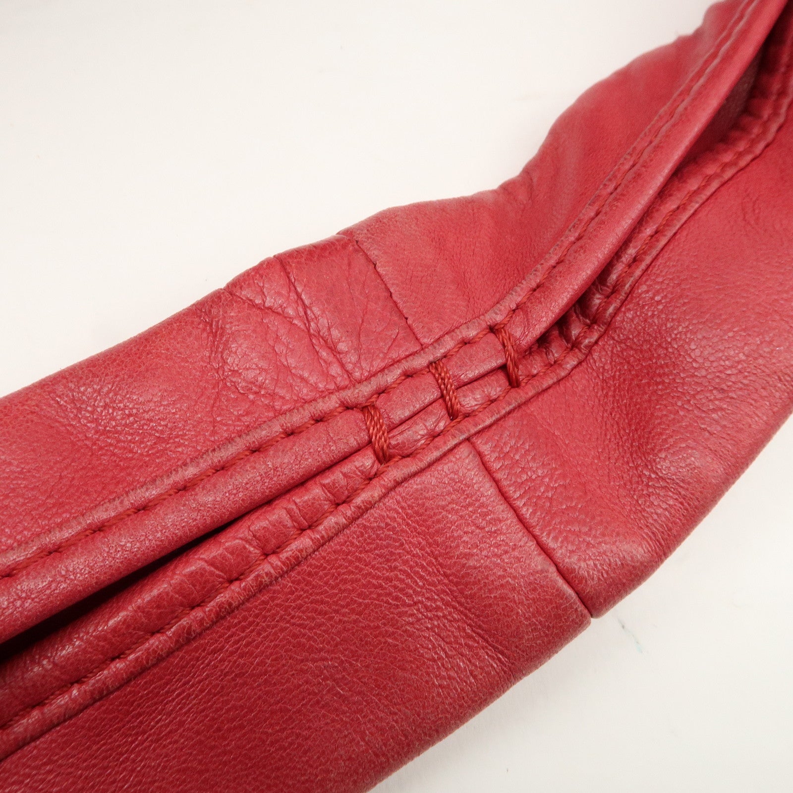 LOEWE Anagram Nappa Leather Viento One Shoulder Bag Pink Used