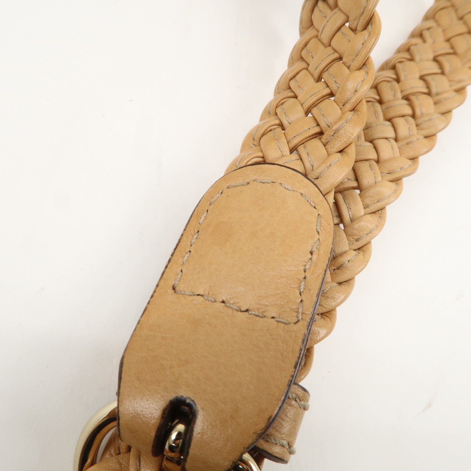 GUCCI Haraco Leather One Shoulder Bag Zebra 257026 Used