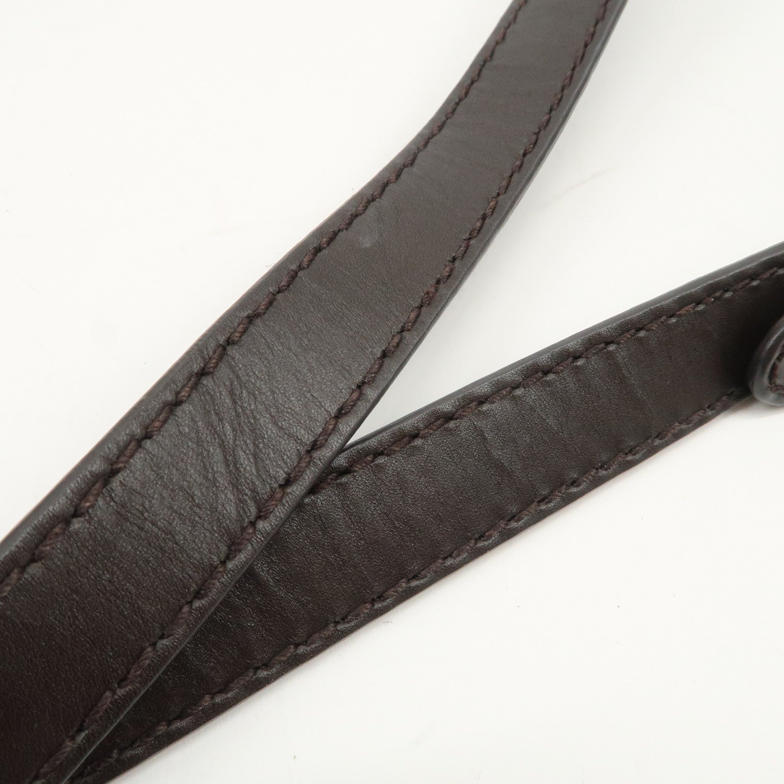 GUCCI Sukey GG Canvas Leather 2WAY Bag Beige Dark Brown 247902 Used