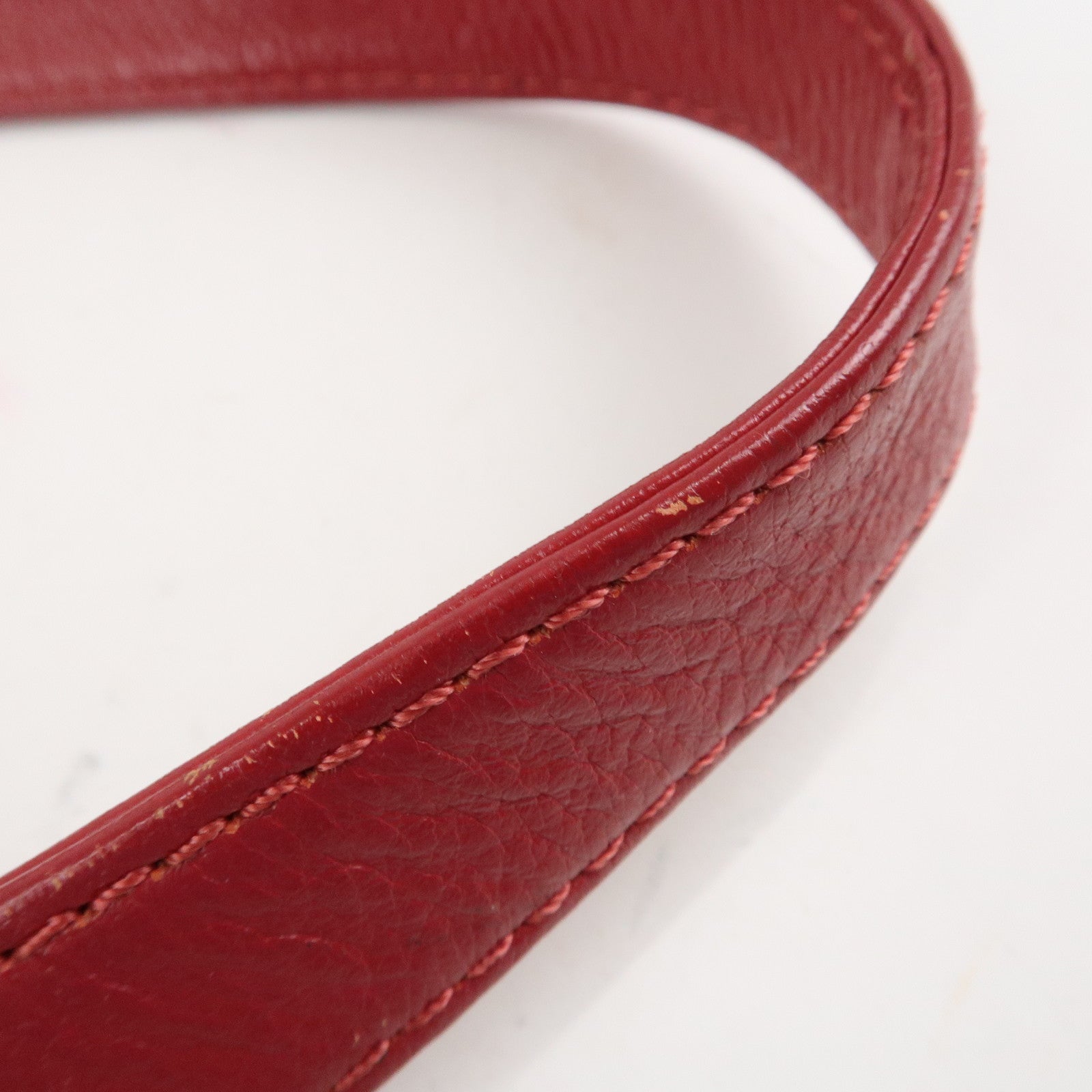 Chloe See By Chloe Leather Tote Bag Shoulder Bag Red Used