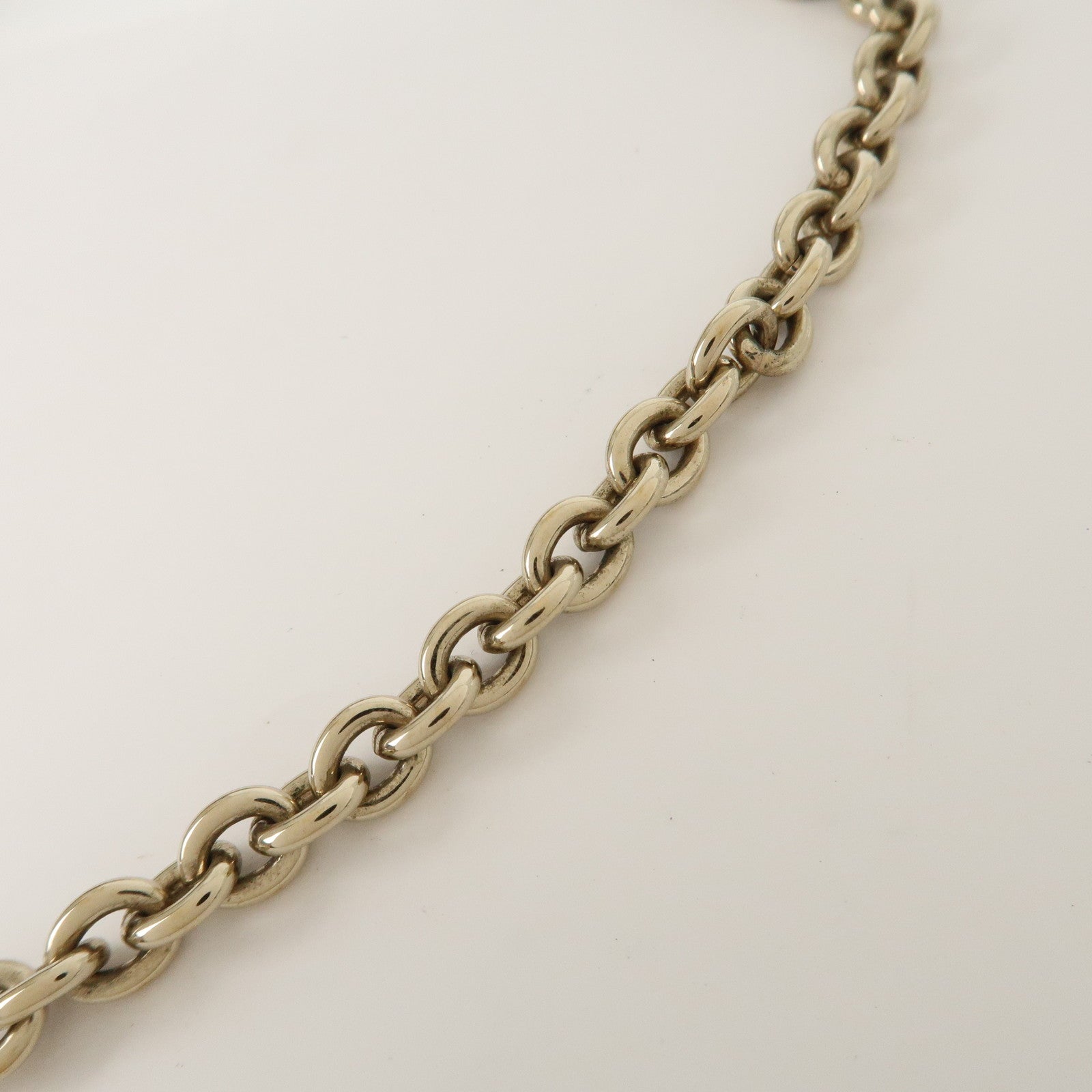 FENDI Zucca PVC Accessory Chain Pouch Multi Color Ivory 8BR592 Used