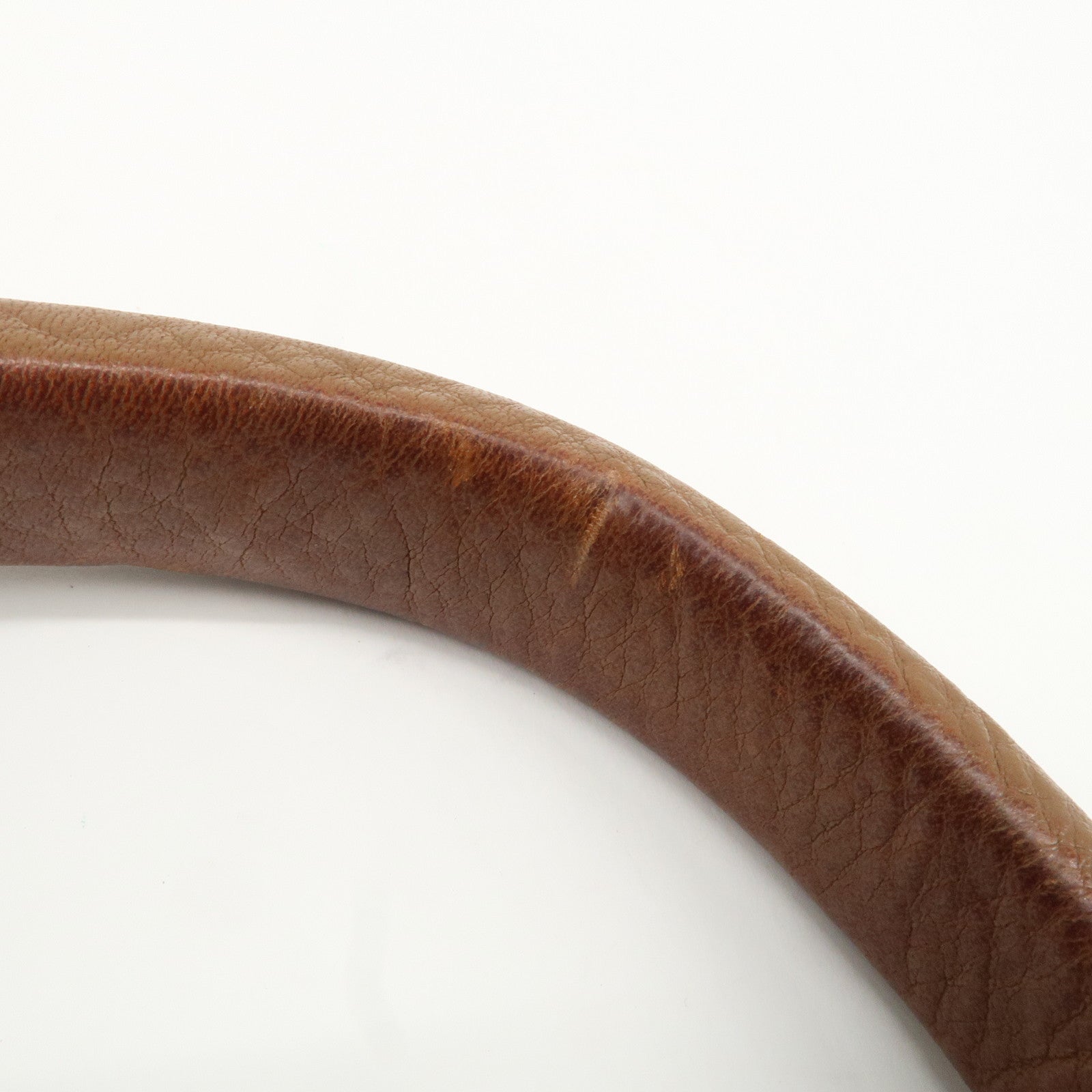 MIU MIU Leather 2WAY Bag Shoulder Bag Brown Used