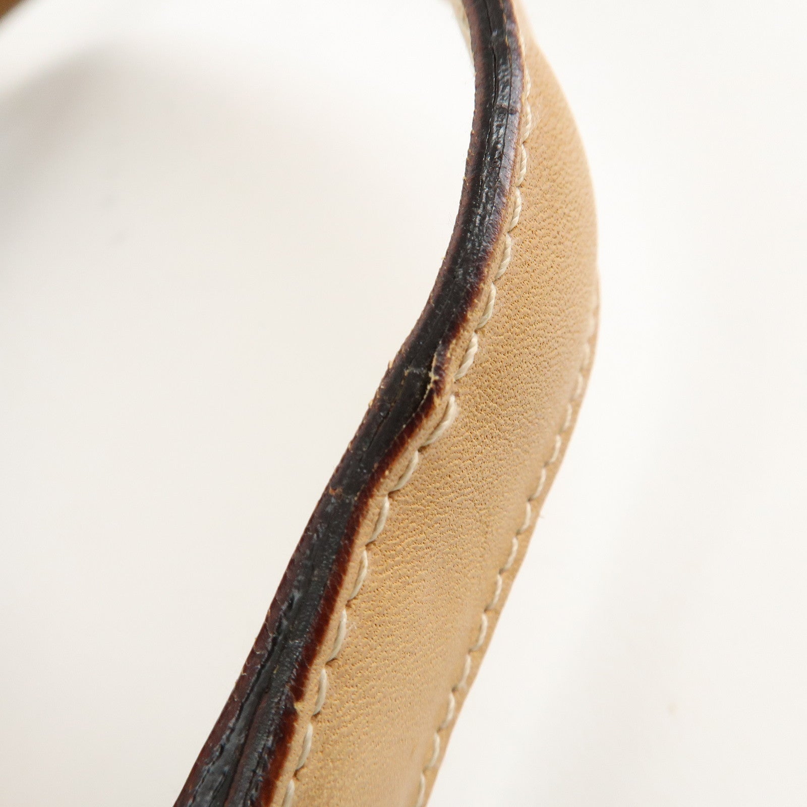 GUCCI Horsebit GG Canvas Leather Studs Shoulder Bag Black 114915 Used