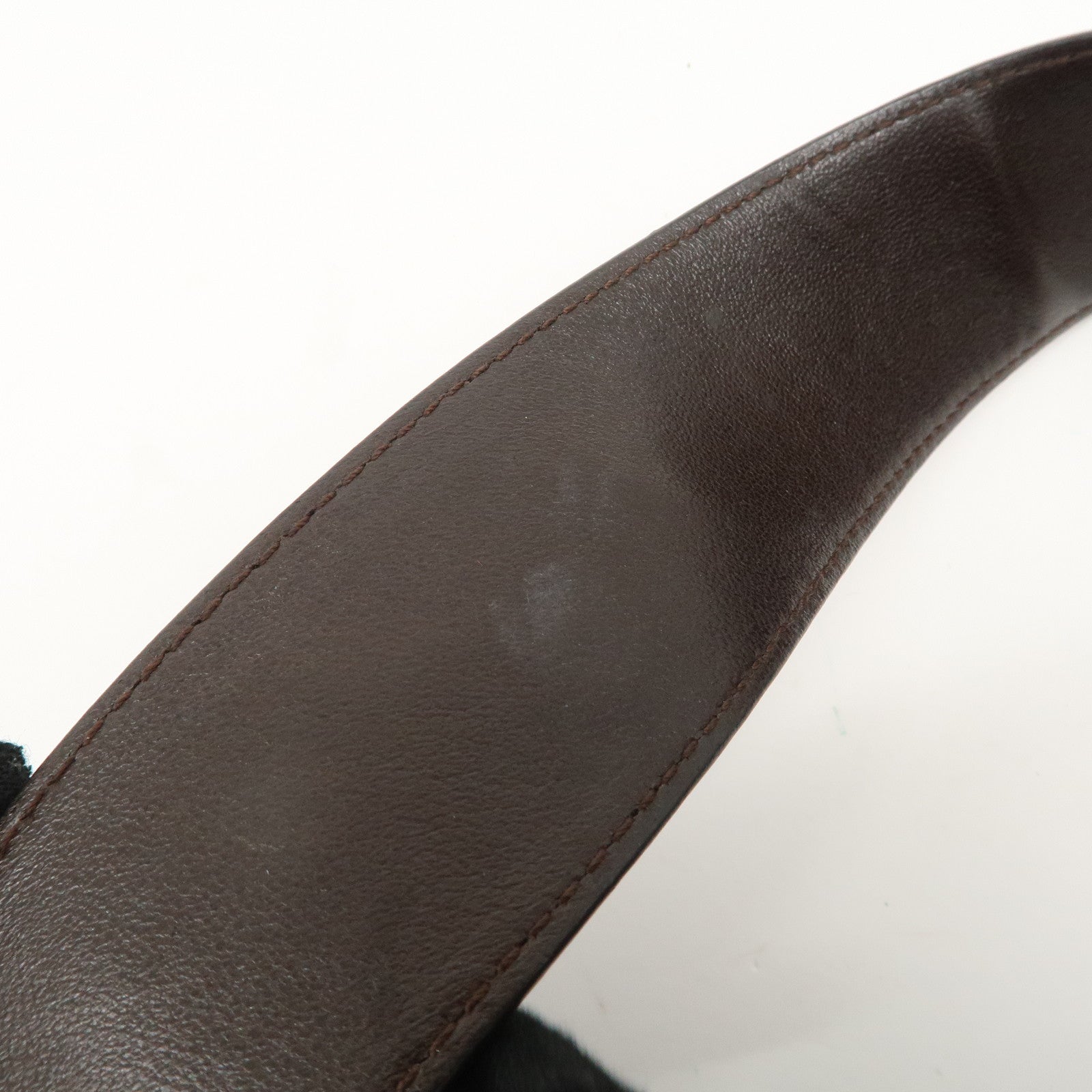 BOTTEGA VENETA Intrecciato Leather One-shoulder Bag Brown 142467 Used