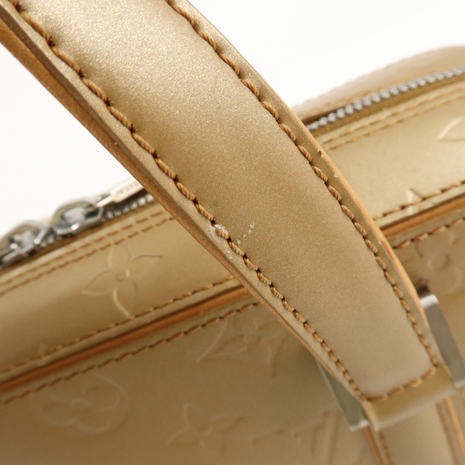 Louis Vuitton Monogram Matte Shelton Hand Bag Ambre M55177 Used