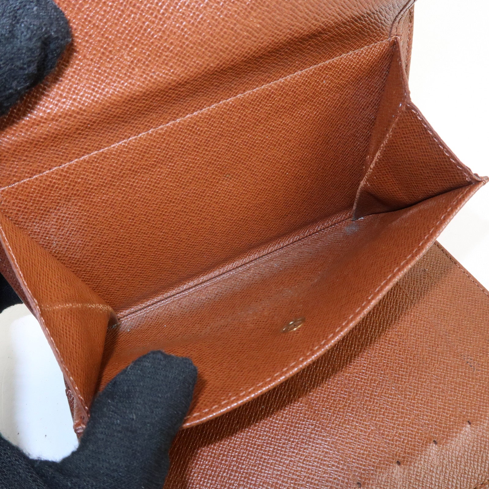 Louis Vuitton Monogram Set of 2 Bi-fold Wallet Brown M61202 Used