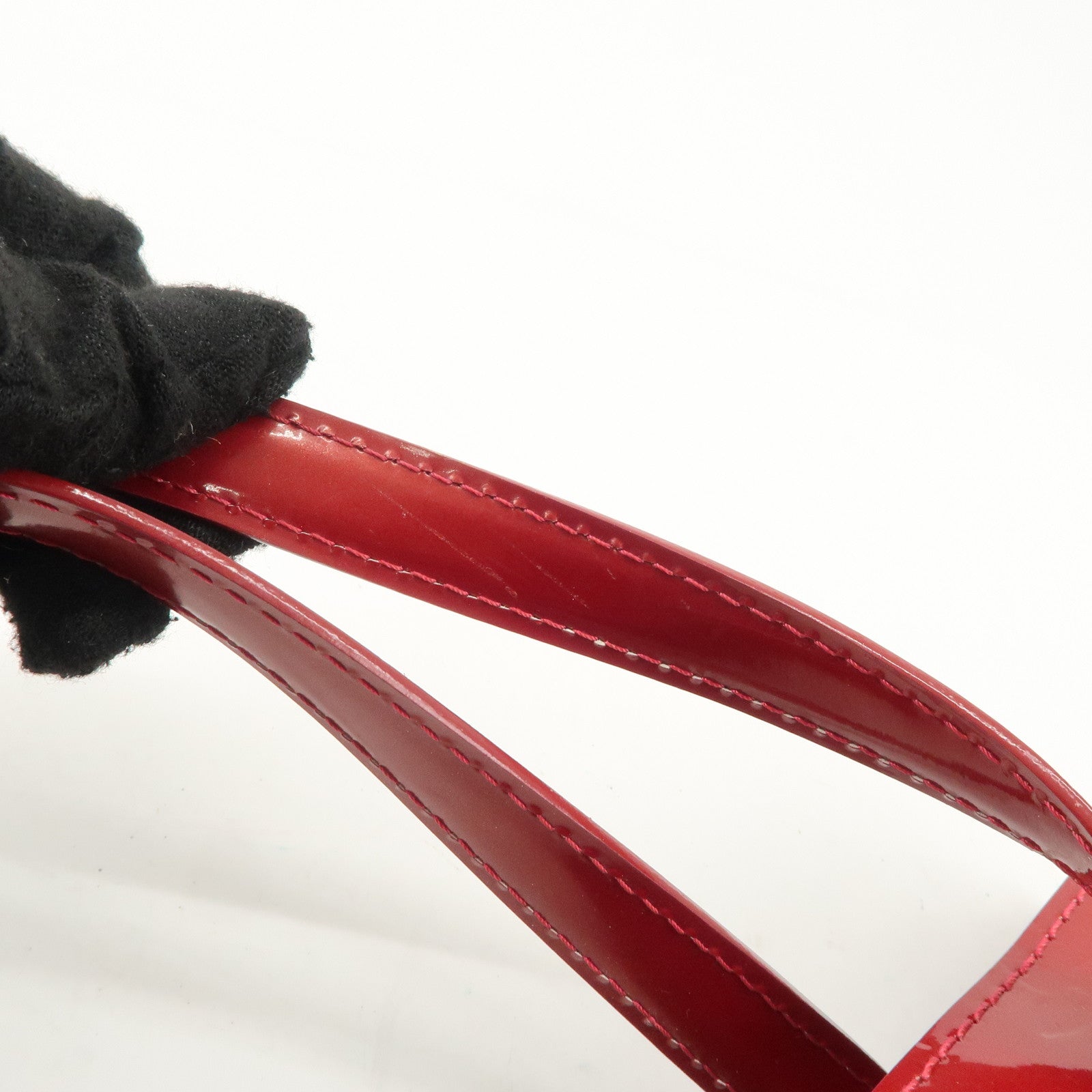 Louis Vuitton Monogram Vernis Wilshire PM Pomme d'Amour M93642 Used