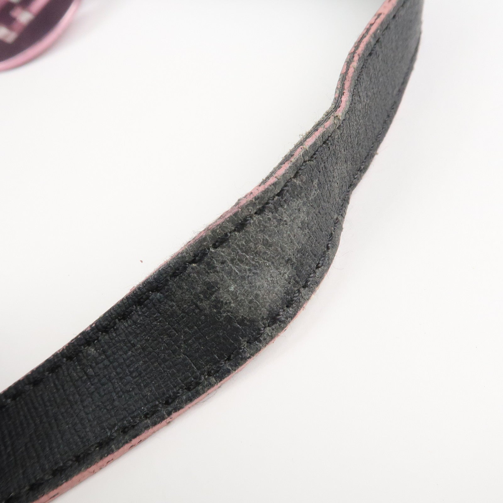 FENDI Zucchino Canvas Leather Tote Bag Black 8BH220 Used