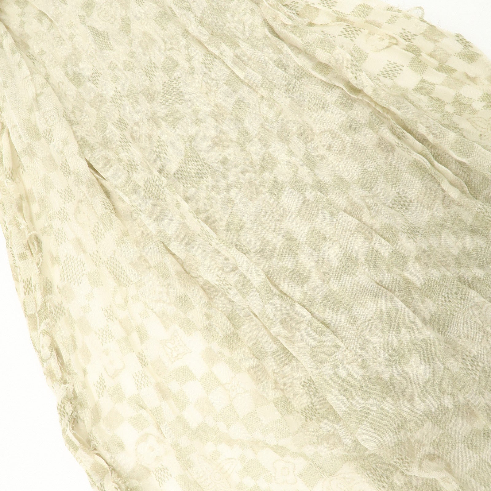 Louis Vuitton Damier Azur Etole Alize Shawl Scarf M72578 Used