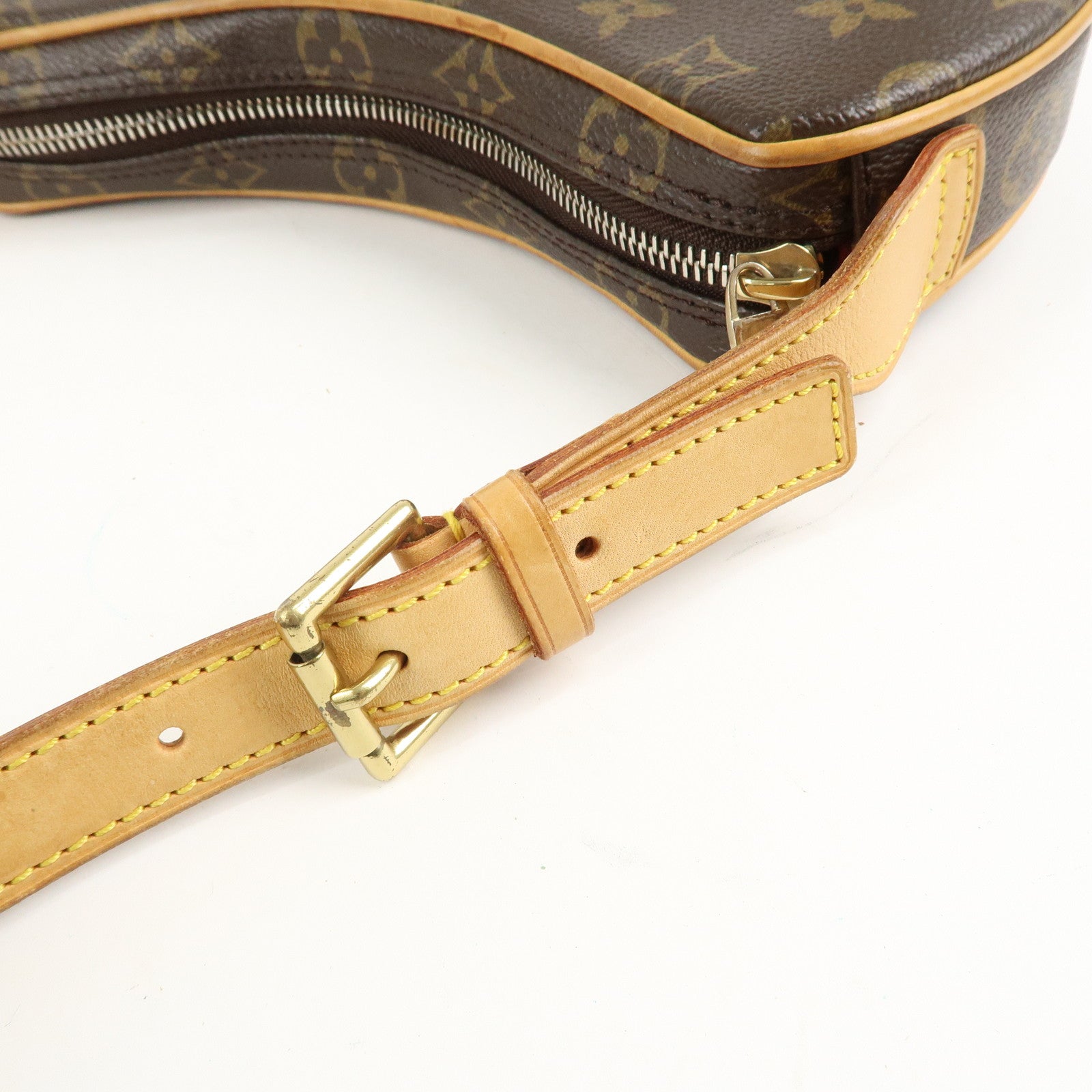 Louis Vuitton Monogram Pochette Croissant Shoulder Bag M51510 Used