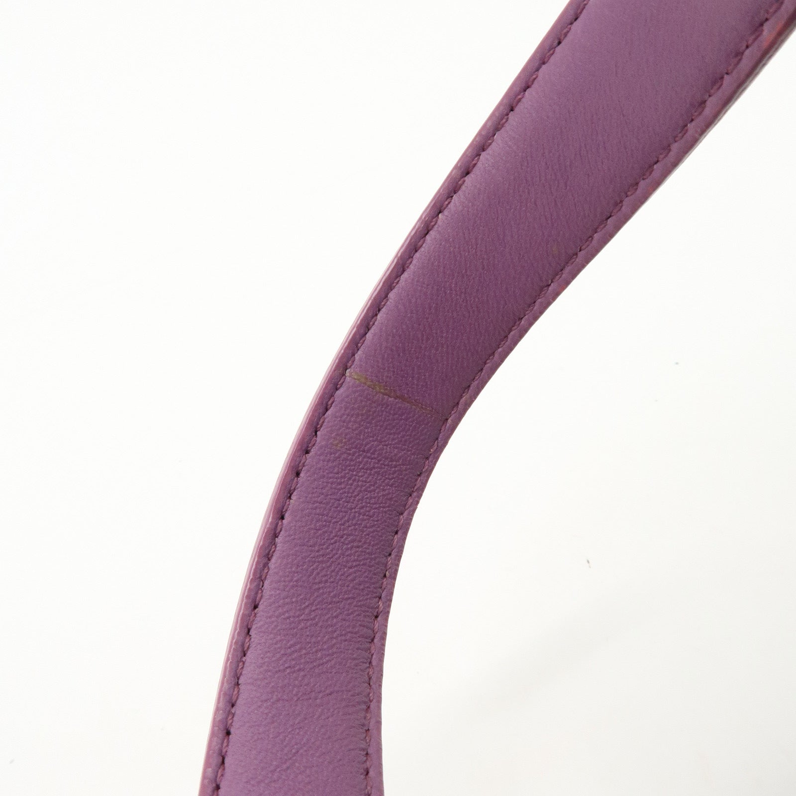 BOTTEGA VENETA Intrecciato Leather Hand Bag Shoulder Bag Purple Used