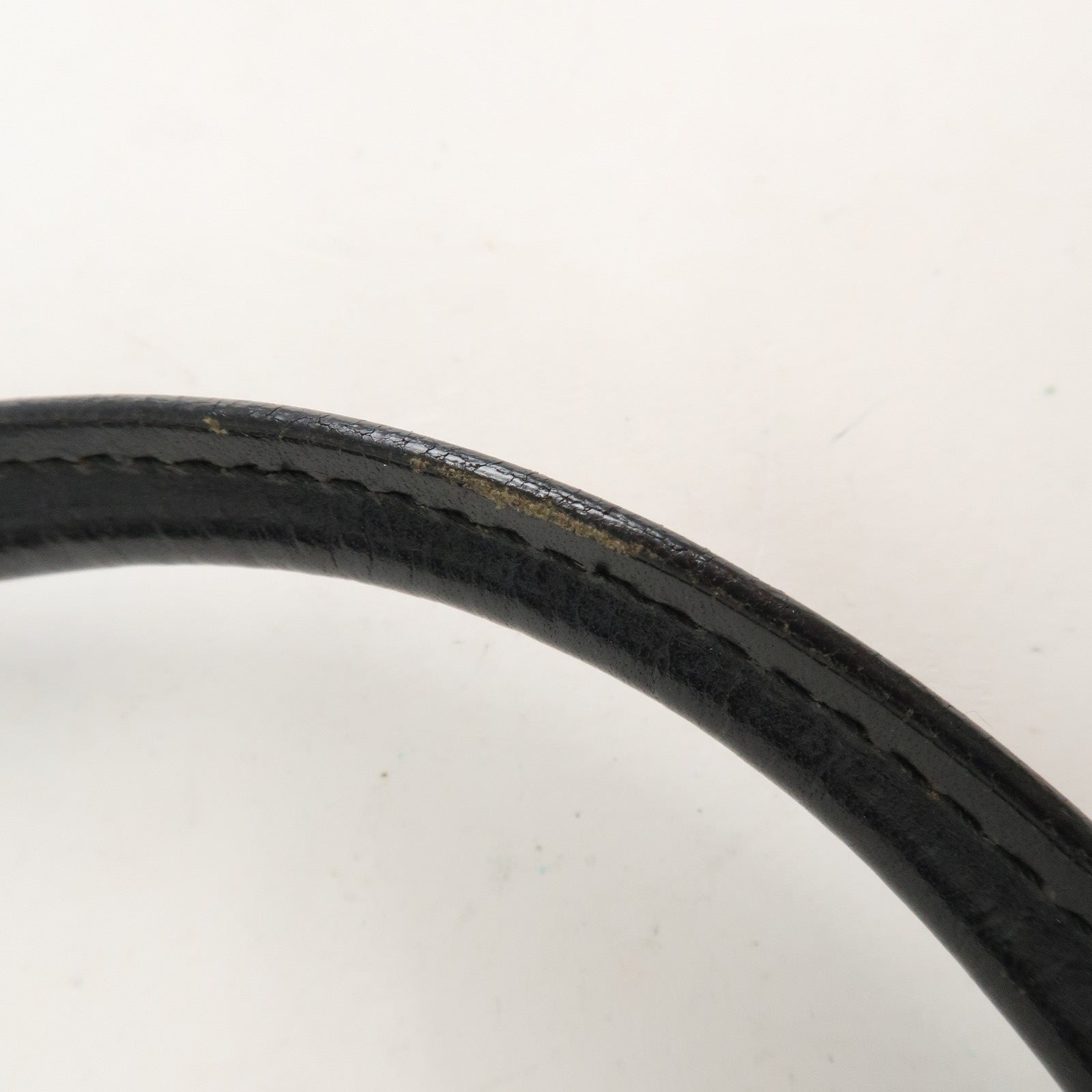 GUCCI Jackie Leather Shoulder Bag Black 002.1068 Used