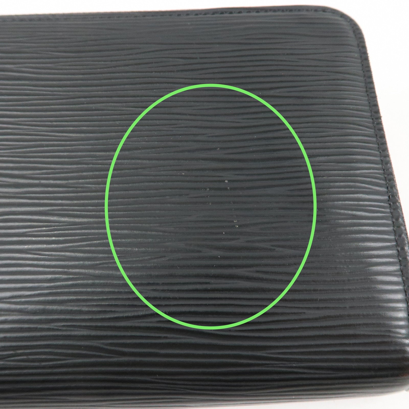 Louis Vuitton Epi Zippy Organizer Wallet Black Noir M63852 Used
