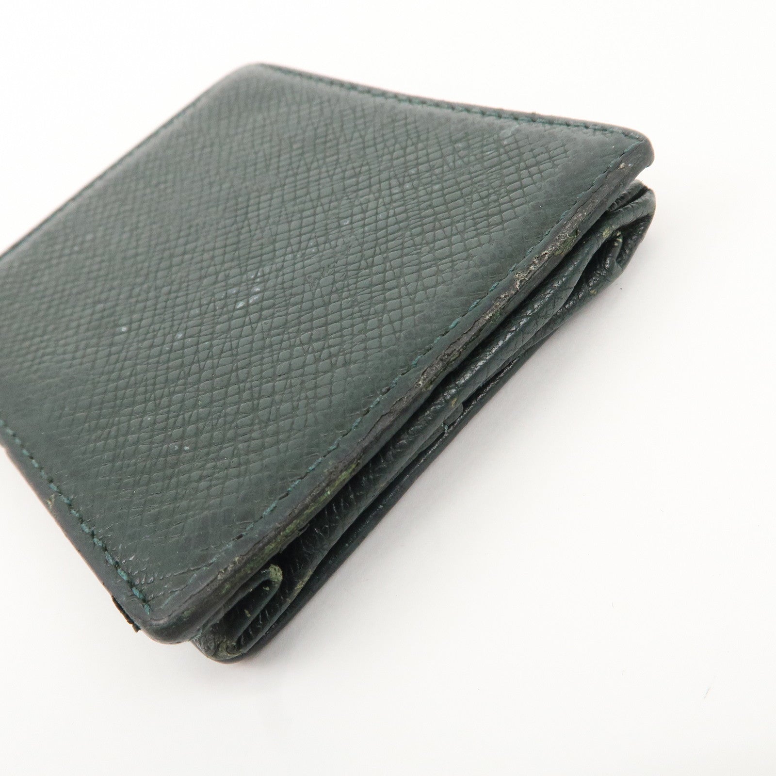 Louis Vuitton Set of 2 Taiga Coin Case Sepia Epicea M30374 M30384 Used