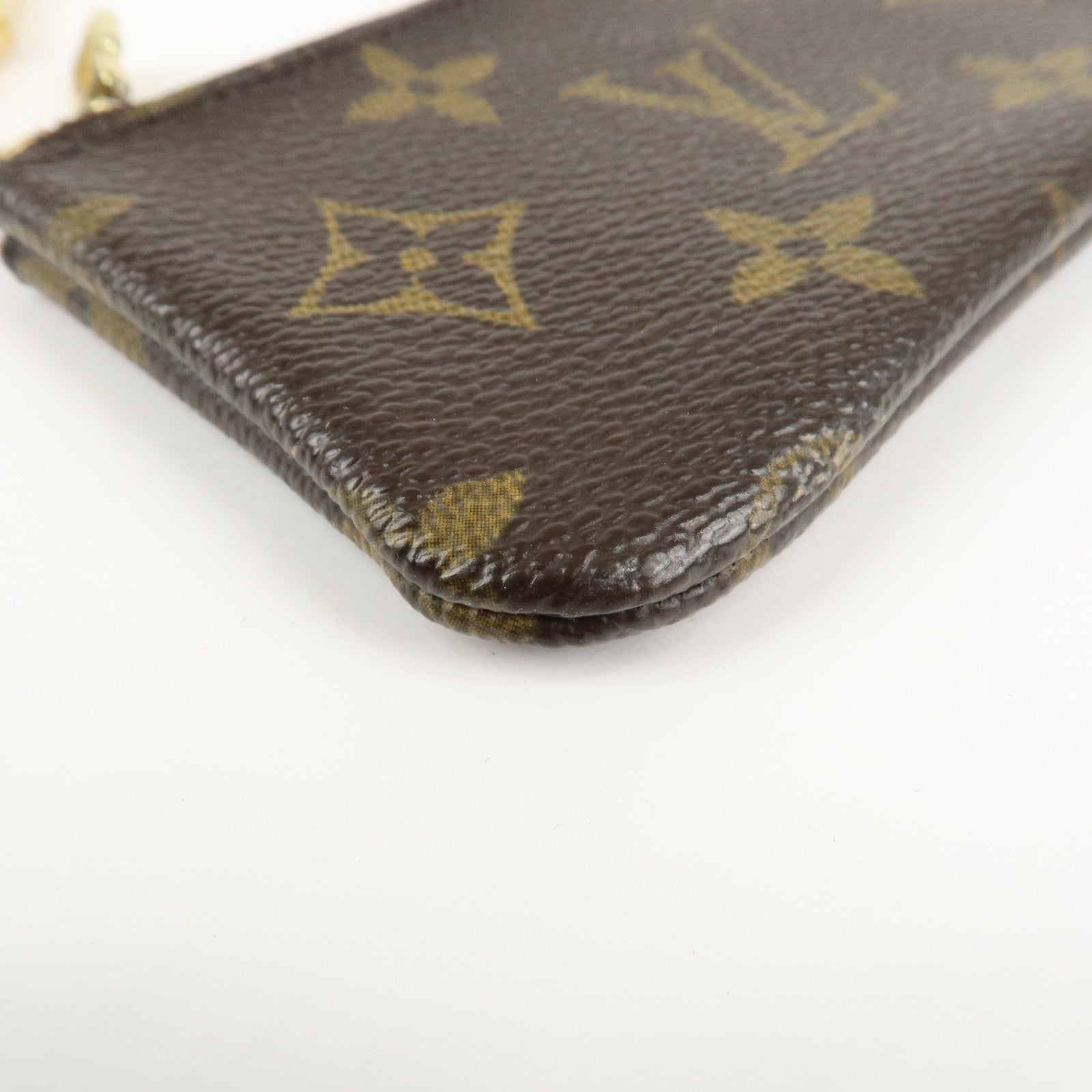 Louis Vuitton Monogram Pochette Cles Coin Case Key Case M62650 Used