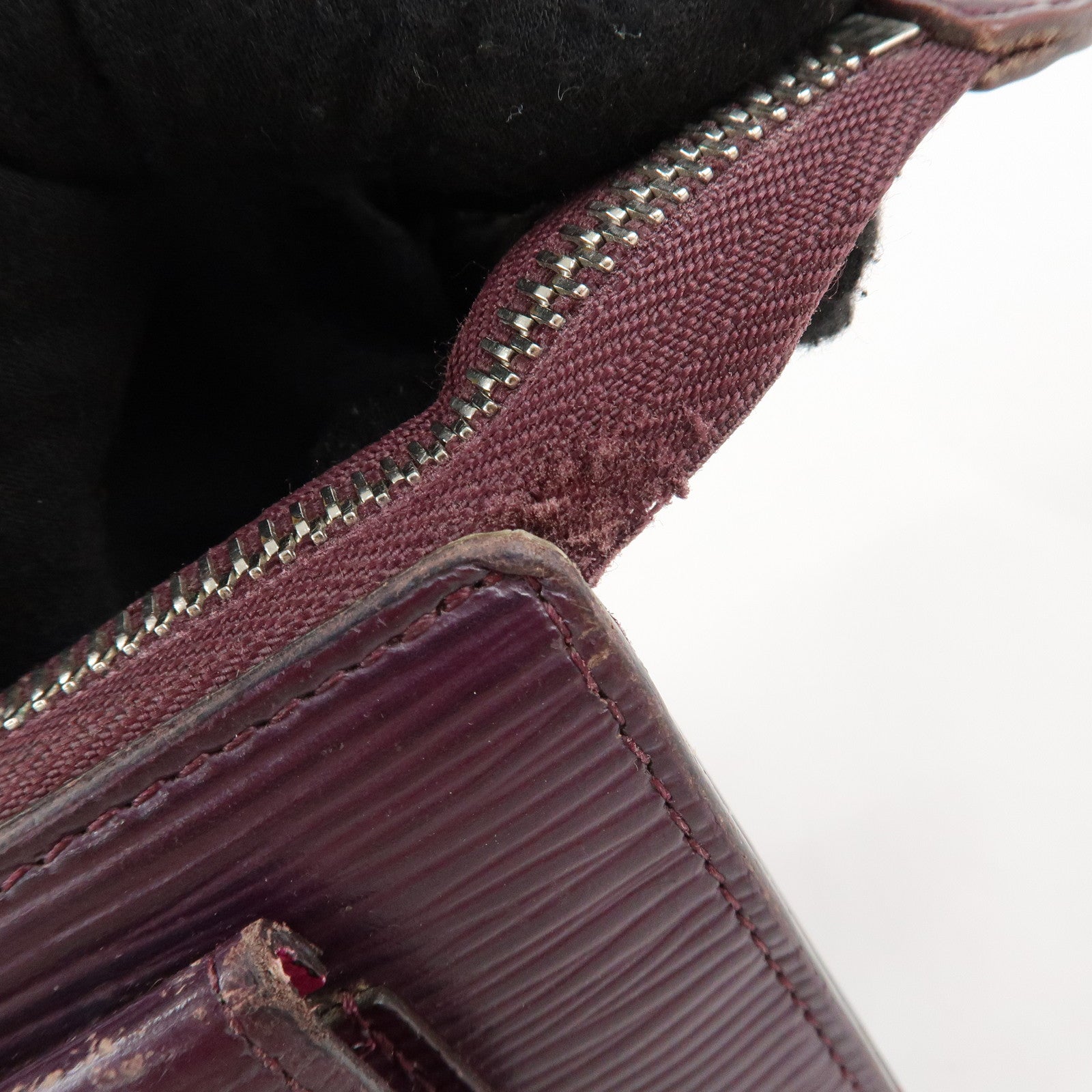 Louis Vuitton Epi Set of 2 Wallet Yellow Cassis M63579 M6659K Used