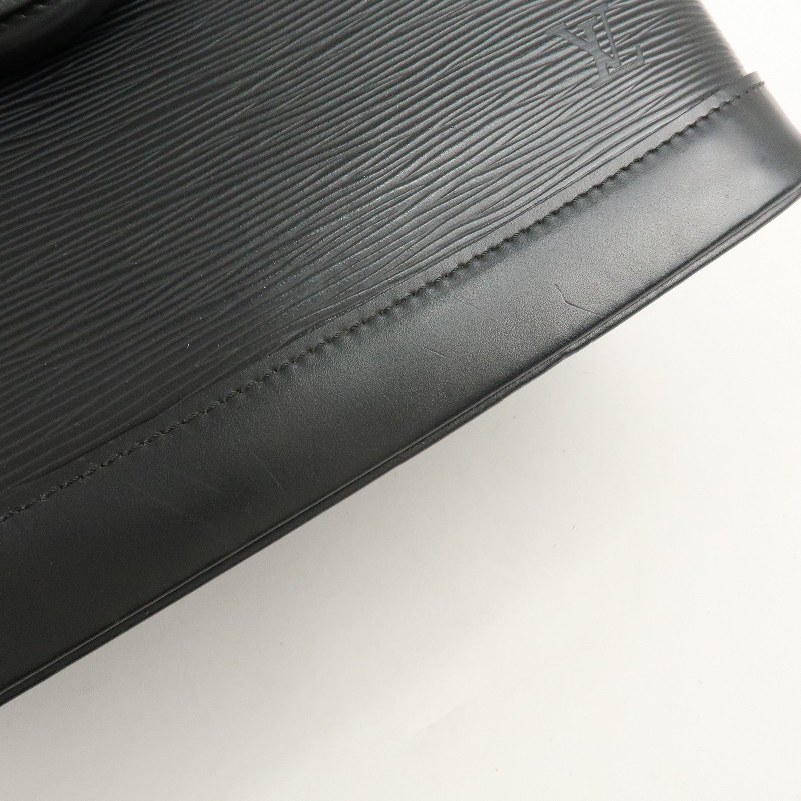 Louis Vuitton Epi Alma Hand Bag Noir Black M52142 Used