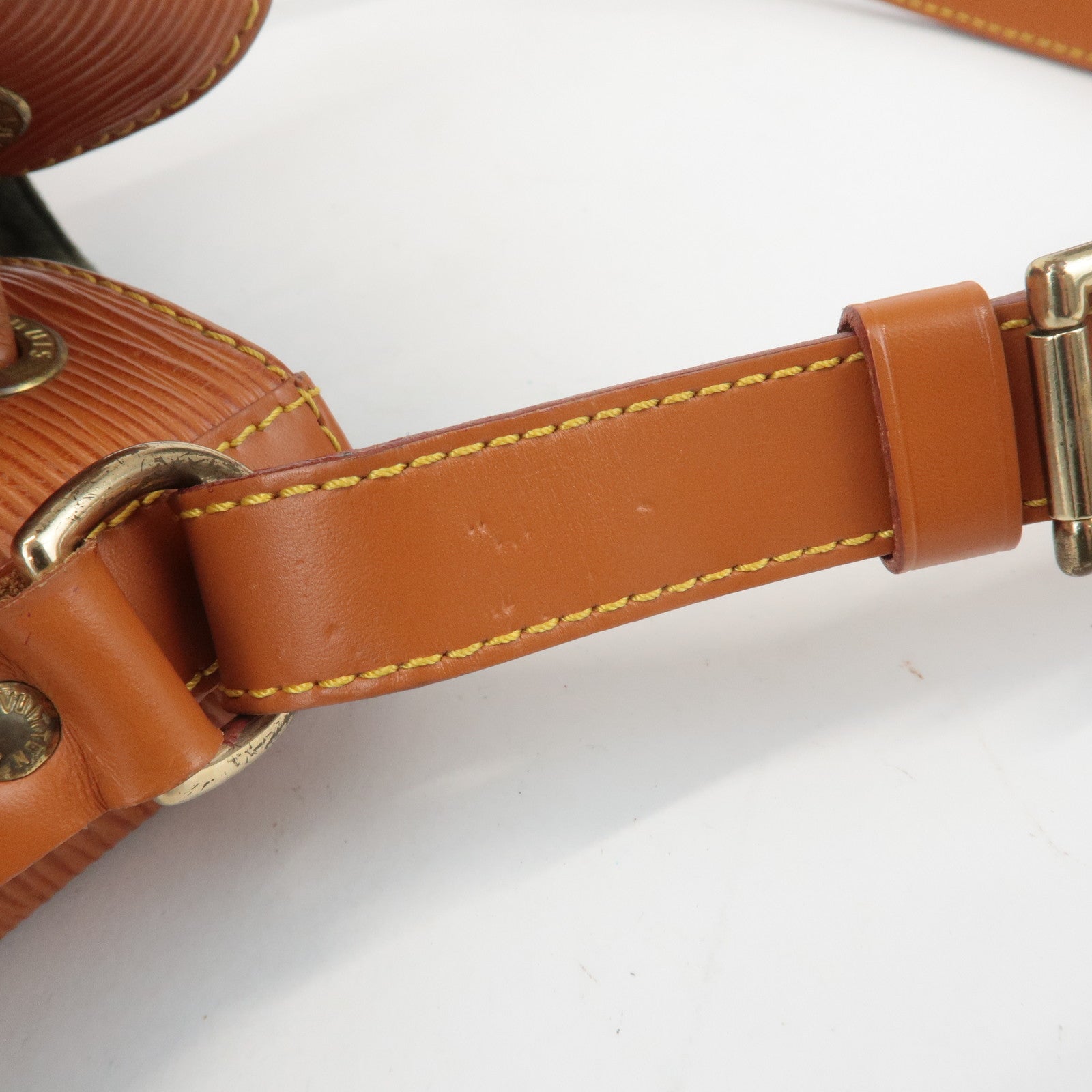Louis Vuitton Epi Petit Noe Shoulder Bag Kenya Brown M44103 Used