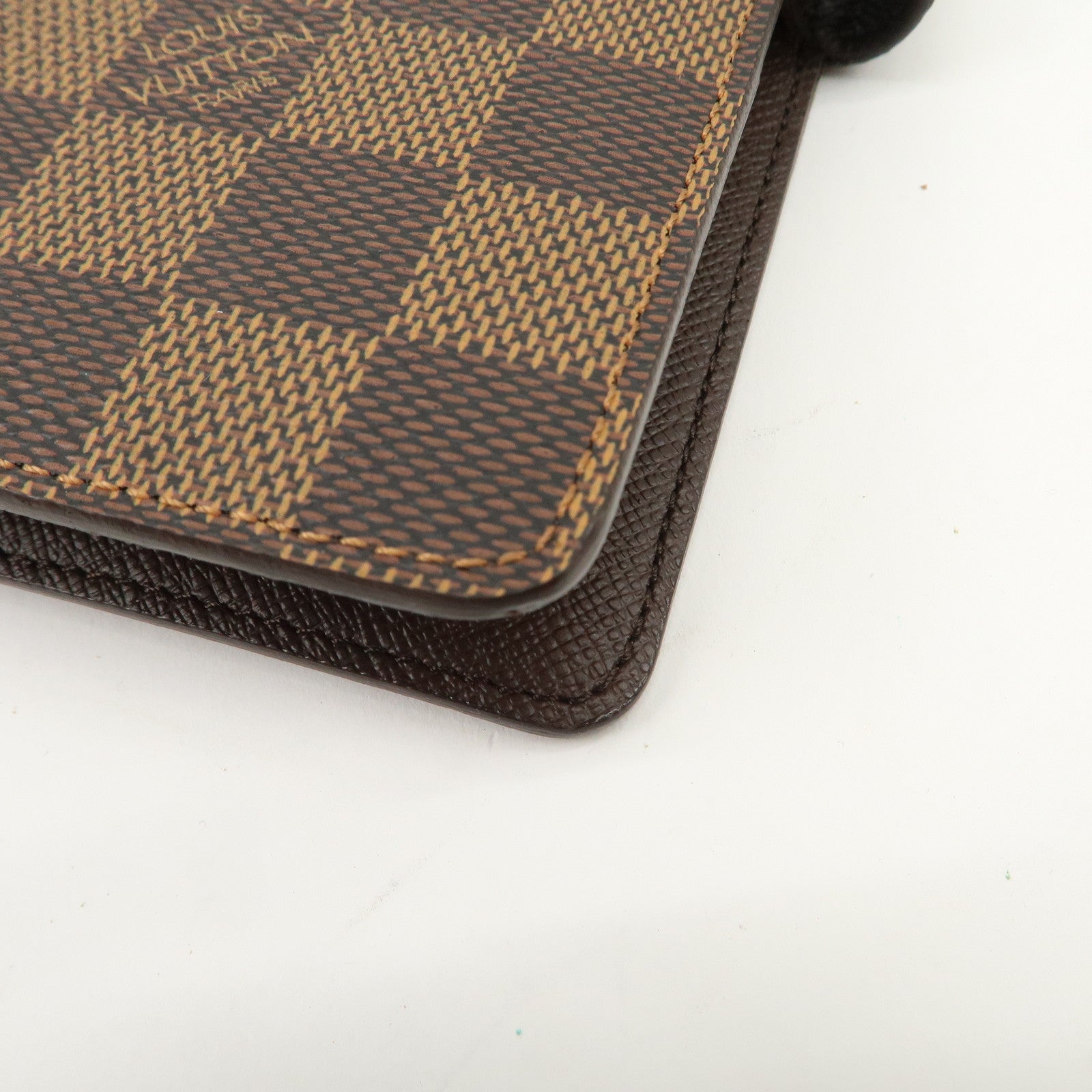 Louis Vuitton Damier Agenda MM Planner Cover Brown R20240 Used