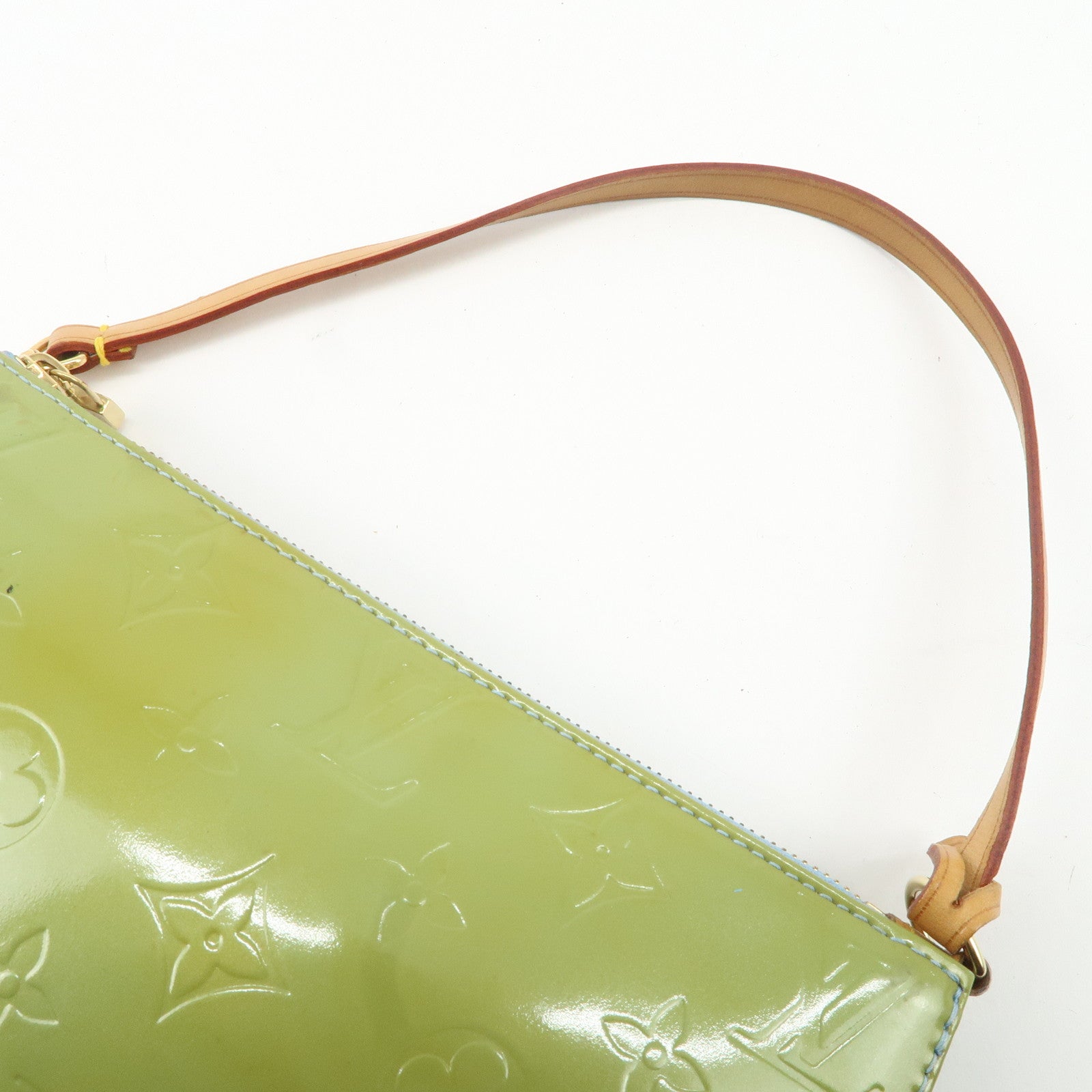Louis Vuitton Monogram Vernis Lexington Hand Bag Baby Blue M91011 Used