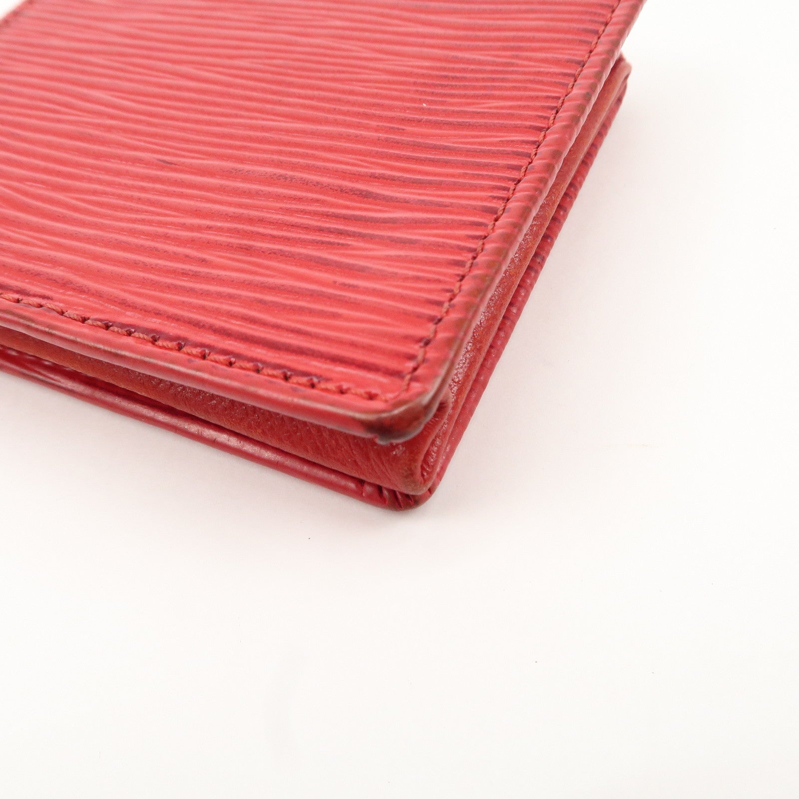 Set of 2 Louis Vuitton Epi Taiga Coin Case M63697 M30374 Used