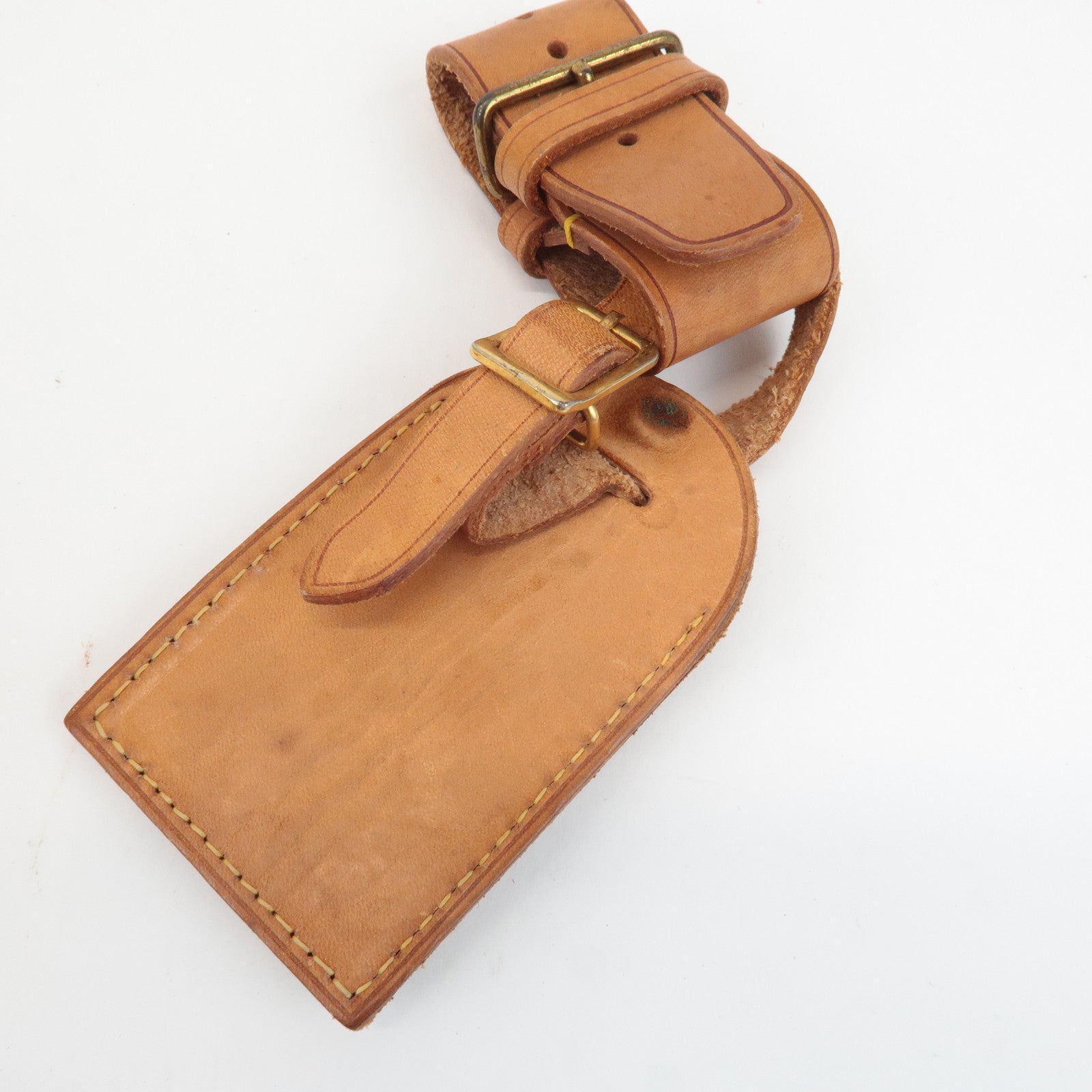 Louis Vuitton Set of 20 Leather Name Tag & Poignet Natural Used