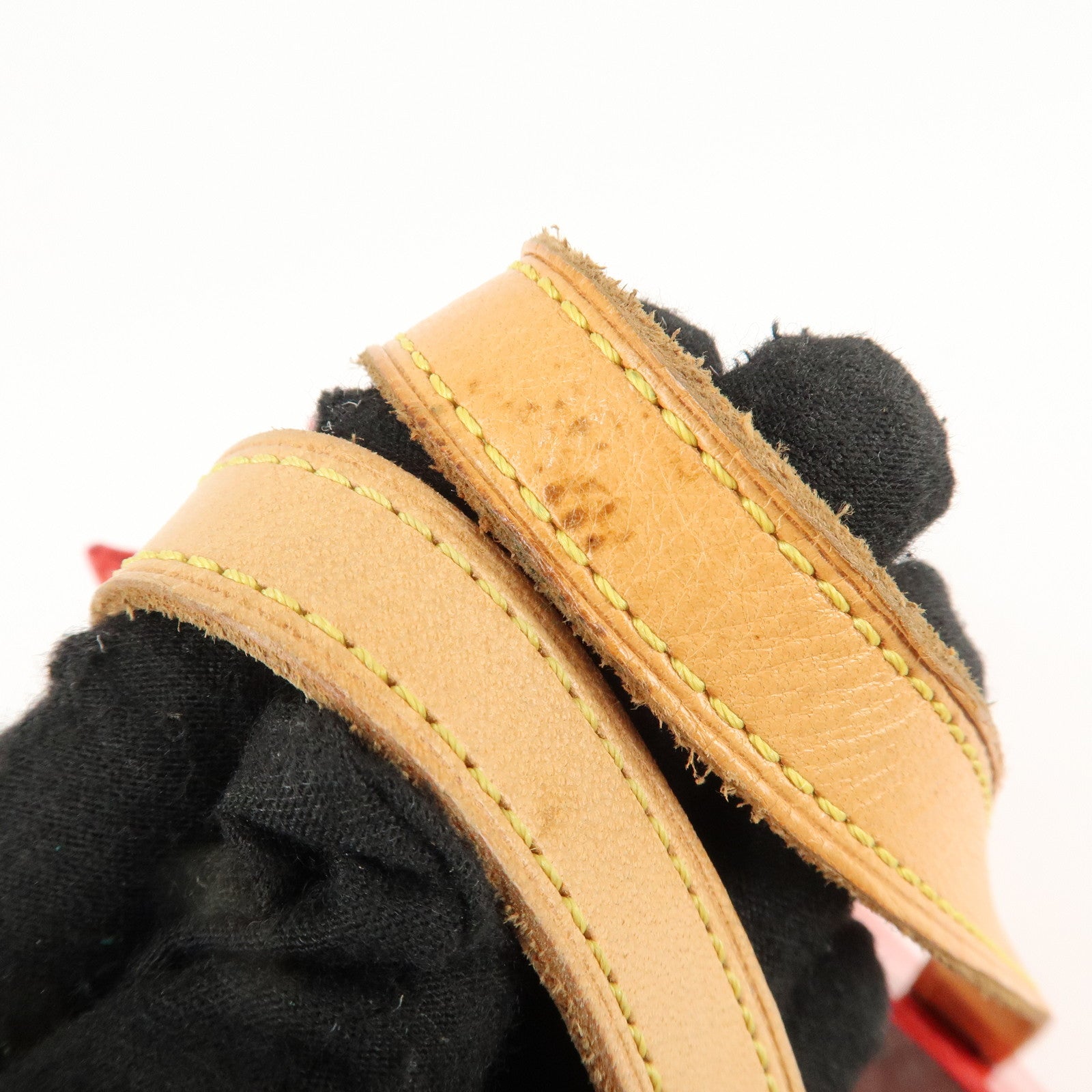 Louis Vuitton Monogram Vernis Lead PM Hand Bag M91088 Rouge Used