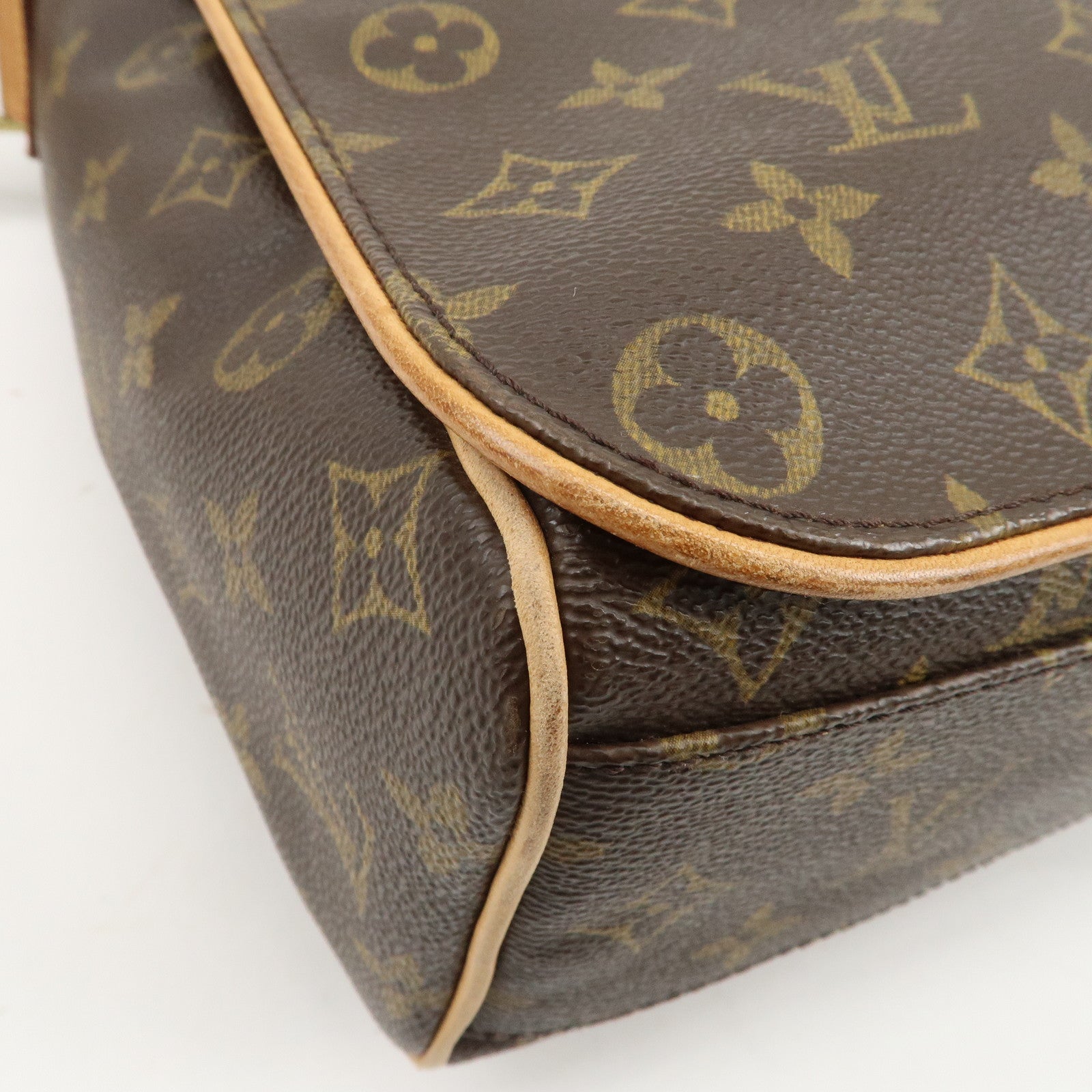 Louis Vuitton Monogram Abbesses Messenger Bag Brown M45257 Used
