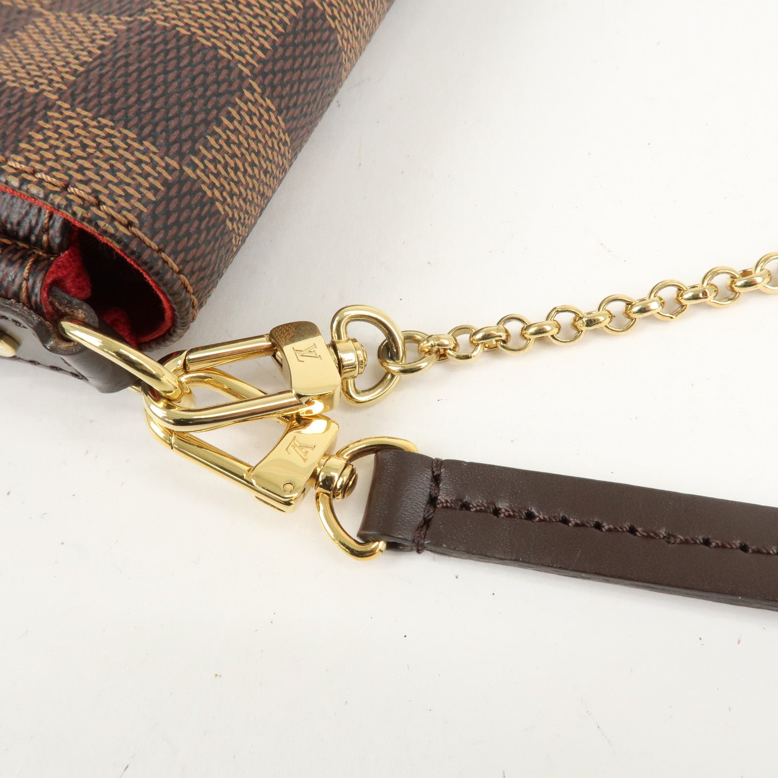 Louis Vuitton Damier Favorite PM 2Way Shoulder Bag N41276 Used