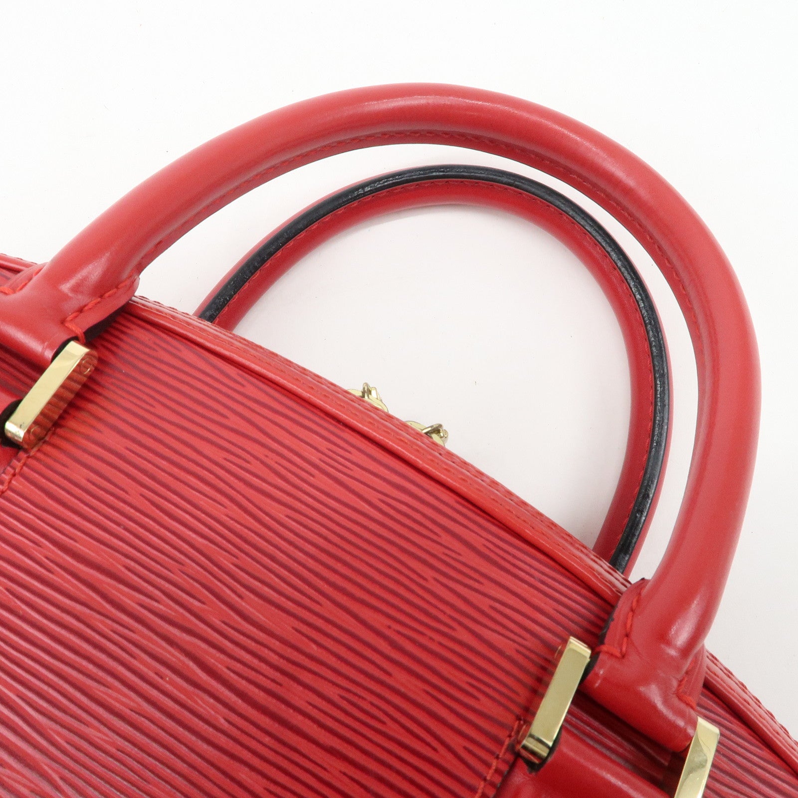 Louis Vuitton Epi Jasmine Hand Bag Castilian Red M52087 Used