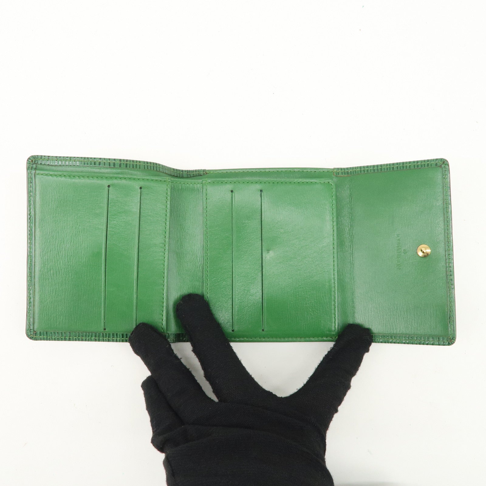 Louis Vuitton Epi Set of 2 Compact Wallet M63484 M63558 Used
