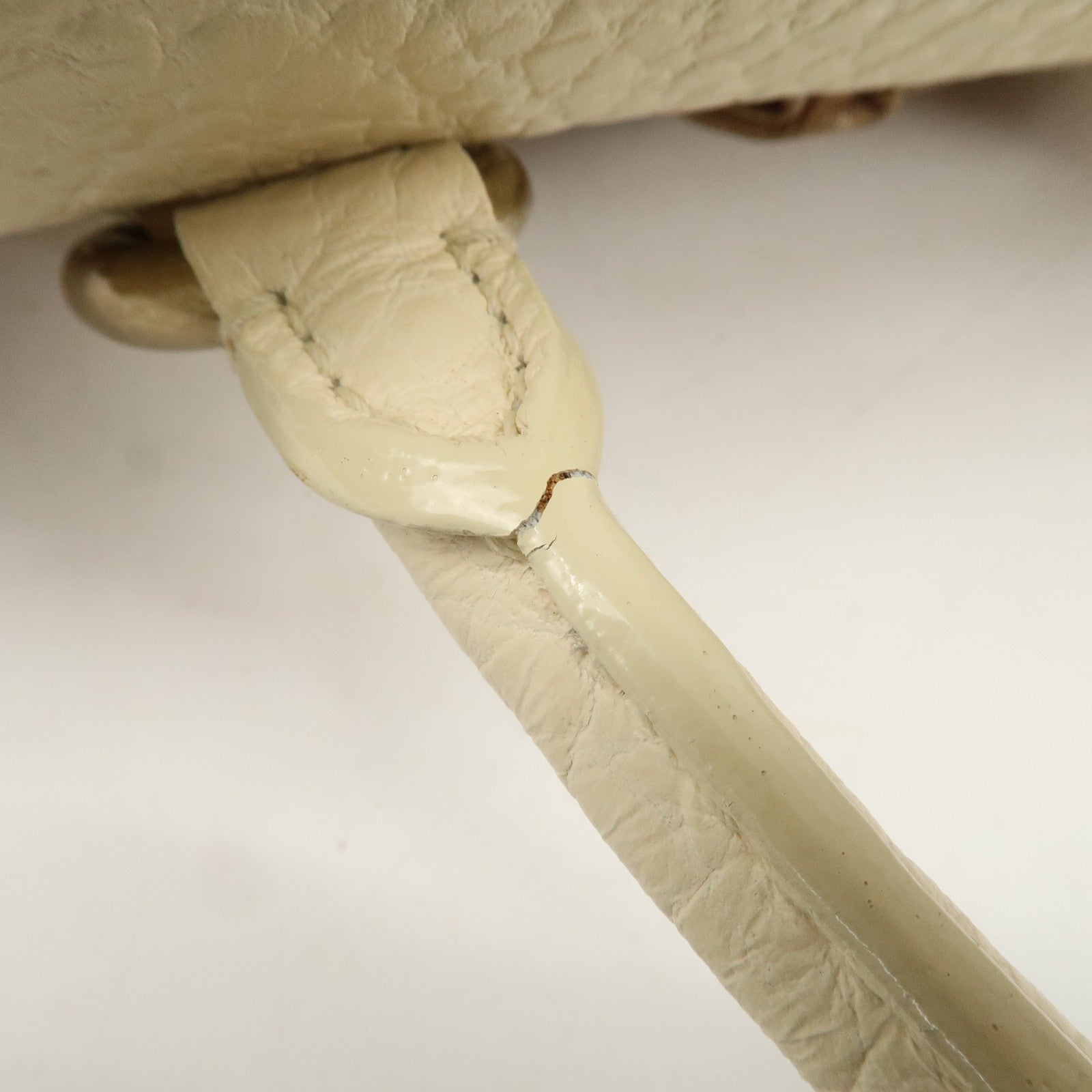 Louis Vuitton Monogram Mini Lin Trapeze PM Hand Bag Caramel M40059 Used