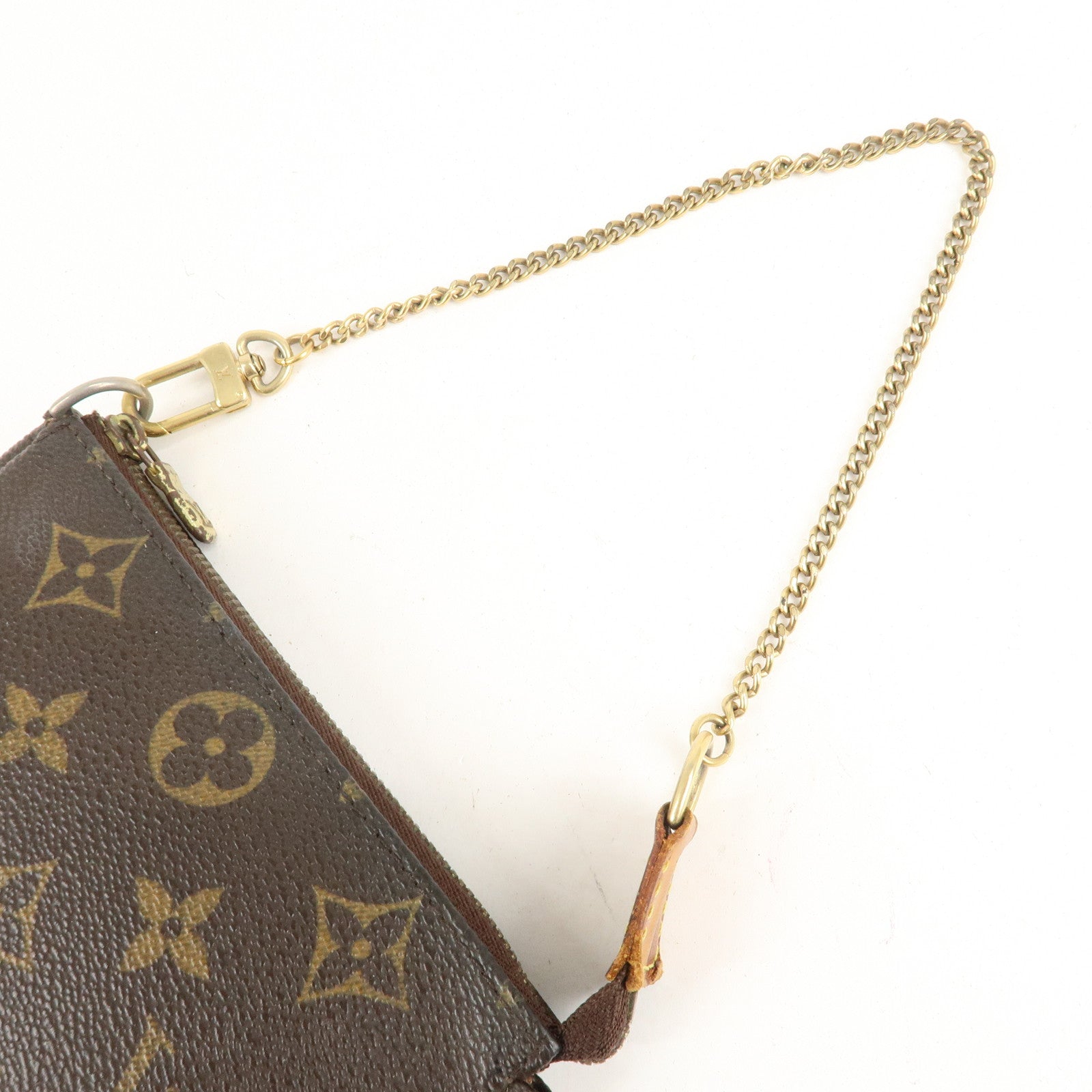 Louis Vuitton Monogram Mini Pochette Accessoires Pouch M58009 Used