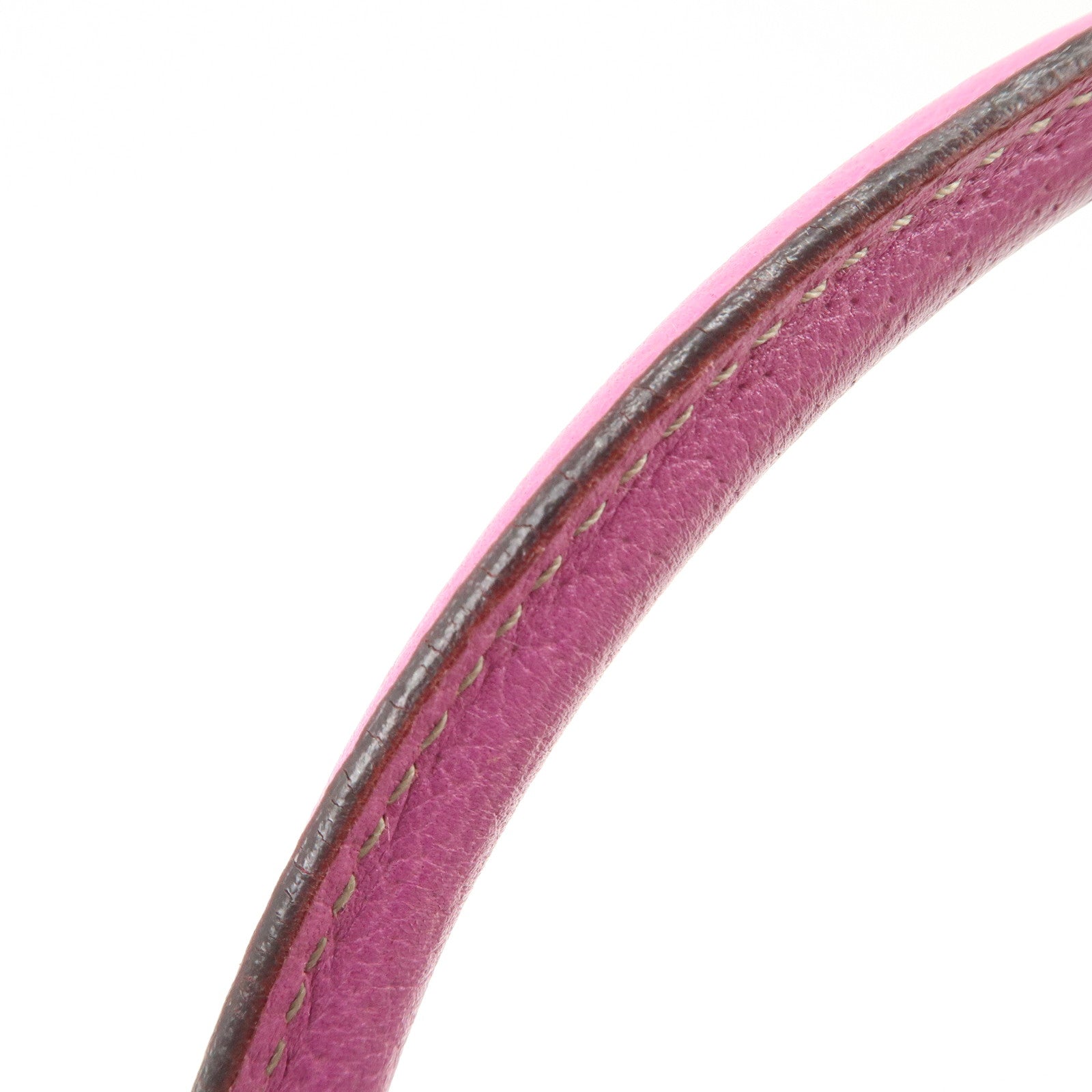 GUCCI Abbey GG Canvas Leather Shoulder Bag Beige Pink 130739 Used